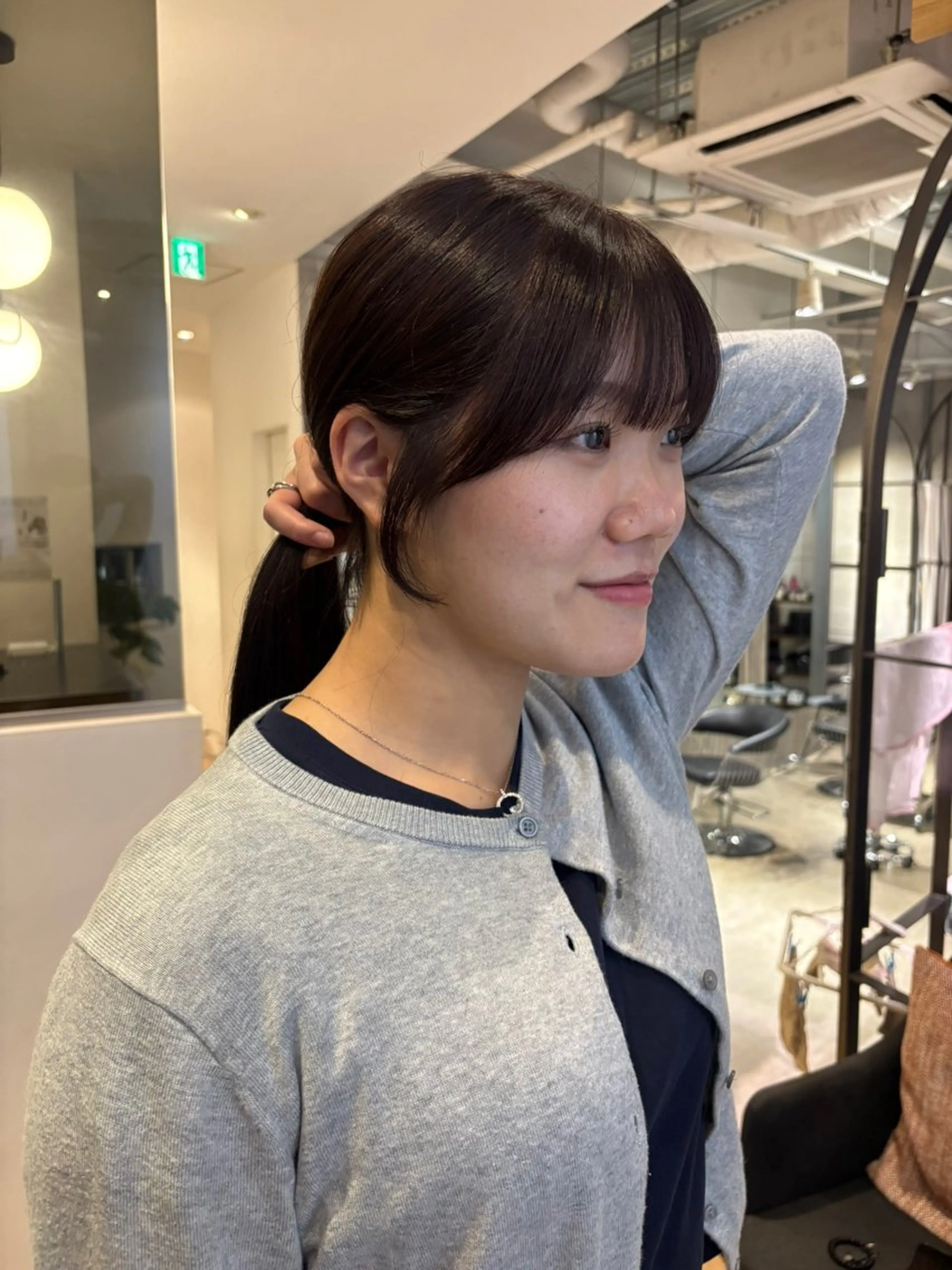 ロング カット 西田 美侑 /カットモデルのヘアスタイル