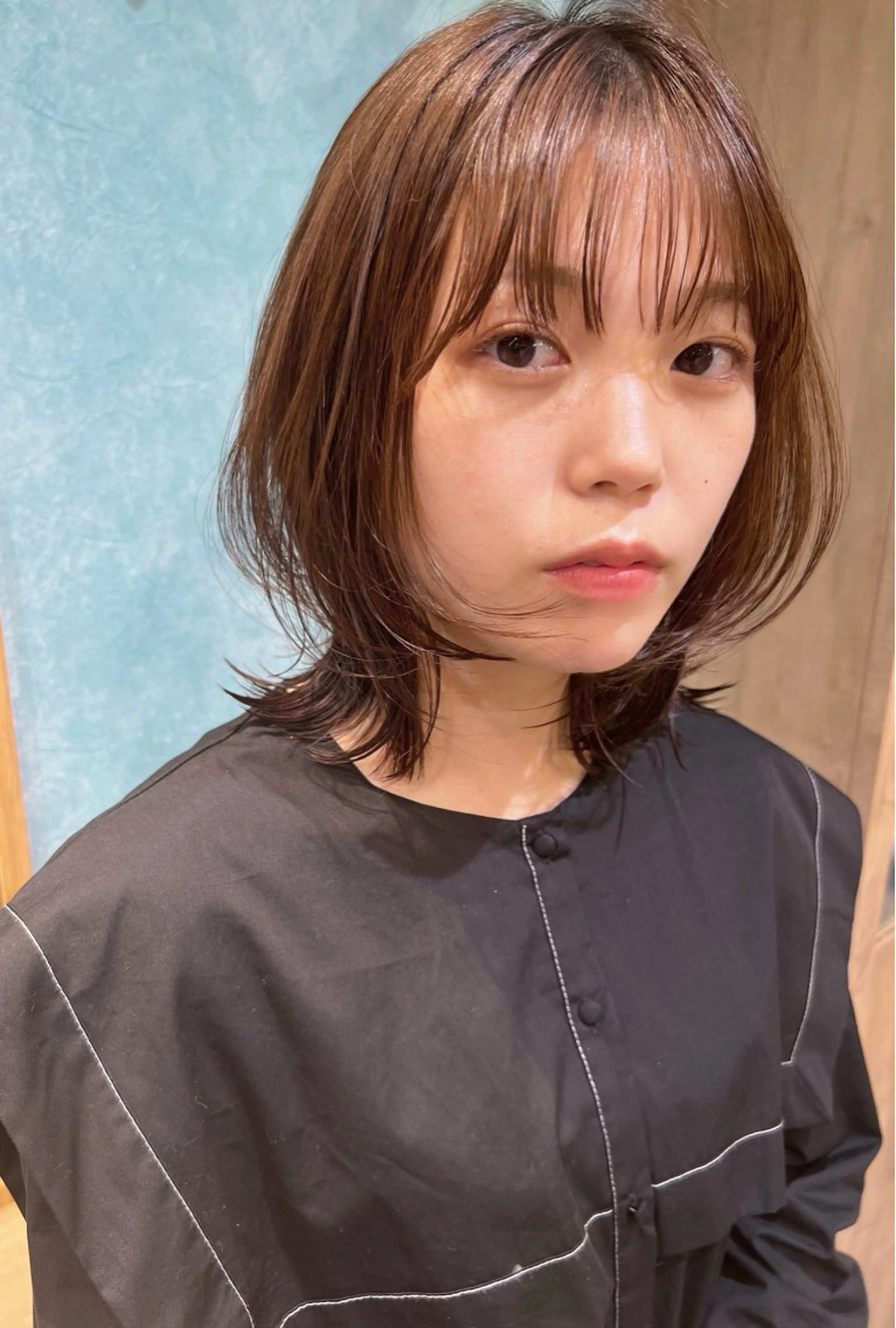 ミディアム 大宮/ボブ/縮毛矯正 大瀧菜月のヘアスタイル