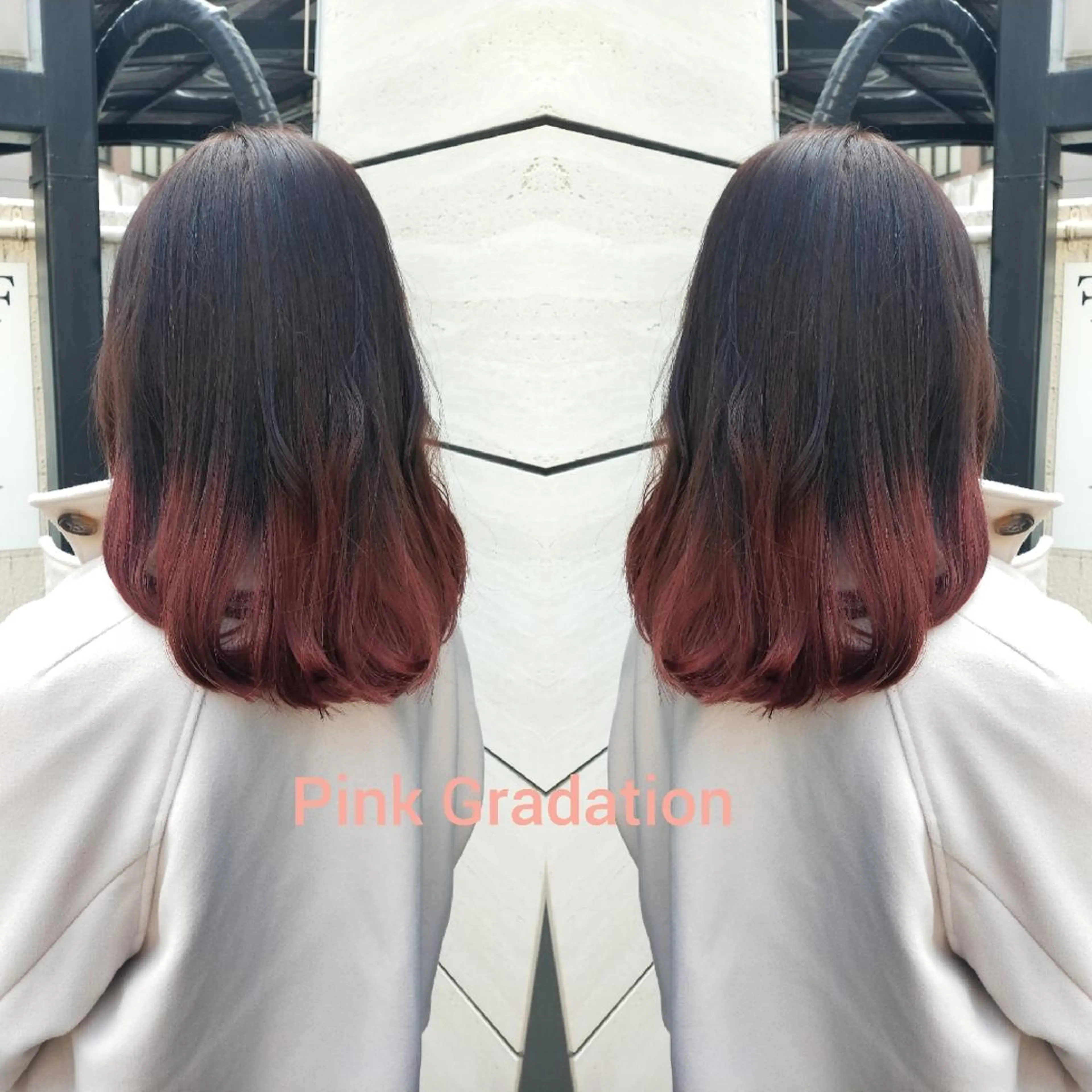 ミディアム カラー カラーブリーチ特化 石原勇希のヘアスタイル