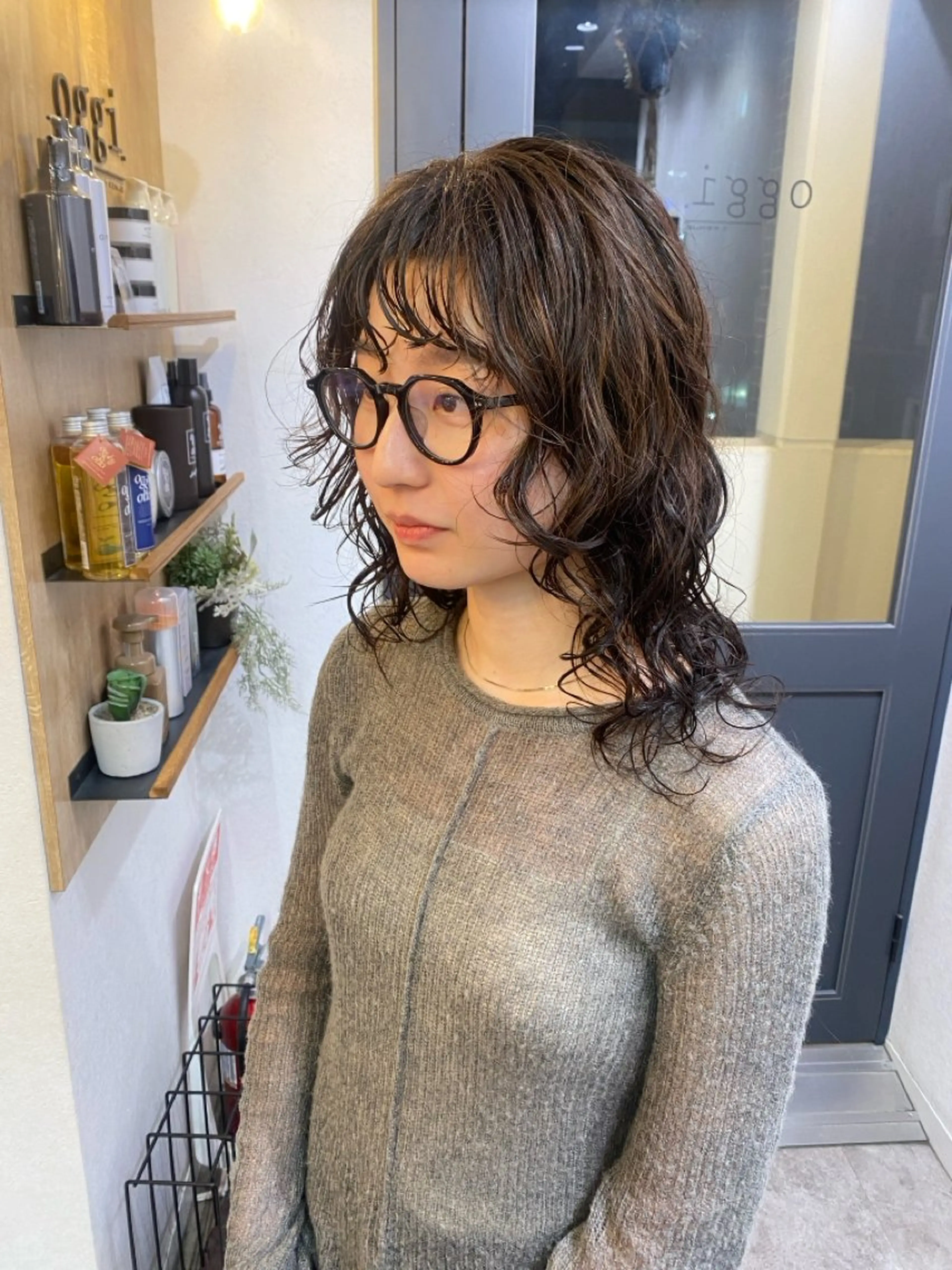 ロング カット ヘアカラー パーマ 🌀ボブ／ミディアム /パーマ🌀ayaのヘアスタイル