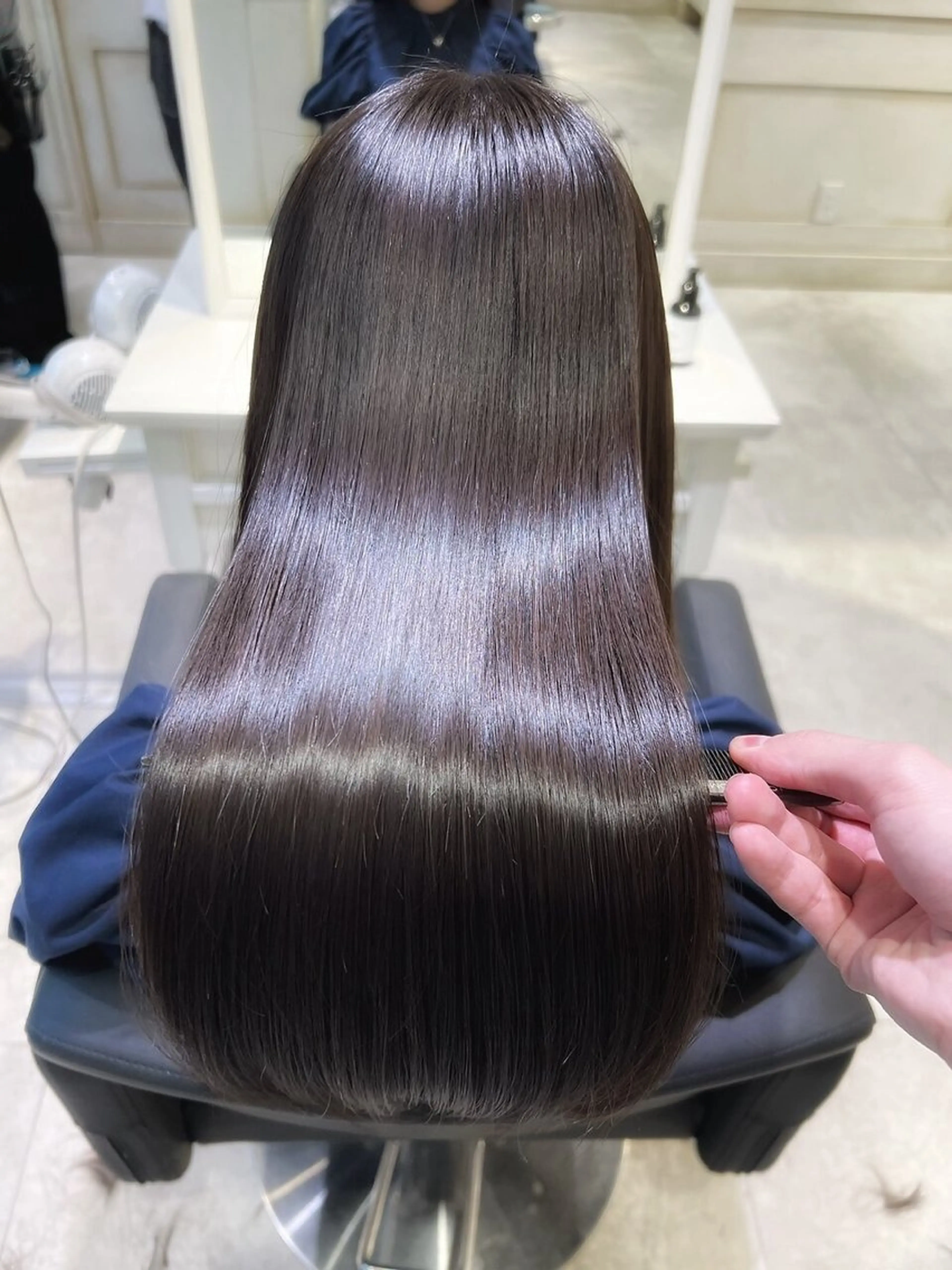 ロング ヘアカラー トリートメント 美髪矯正🫧艶髪特化 🫧関口太郎のヘアスタイル