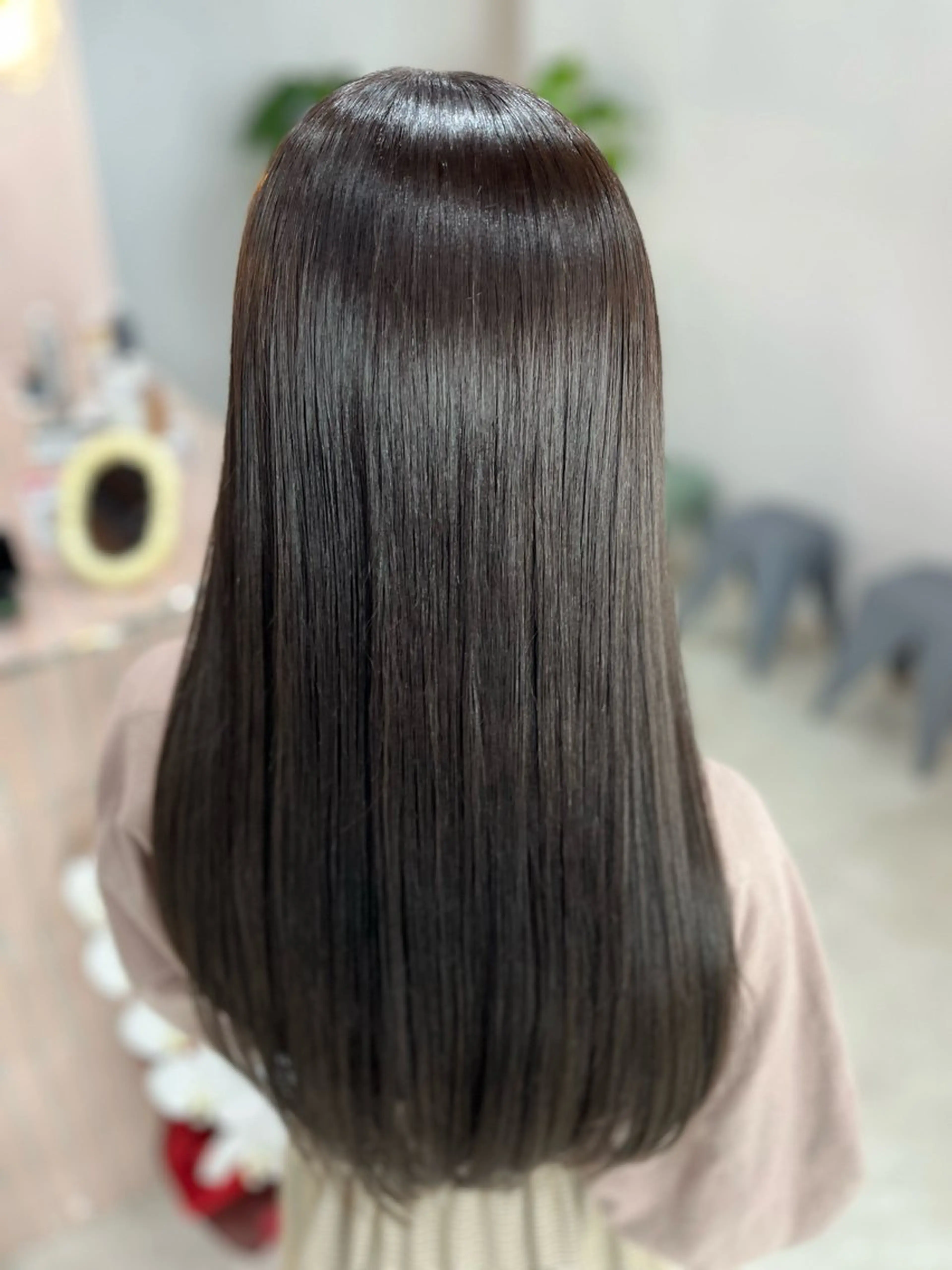 ロング カラー アッシュ アッシュグレー アッシュグレージュ 透明感カラー グレージュ カット ヘアカラー トリートメント 🫧ぷる艶カラー🫧 Yuubi🦩のヘアスタイル