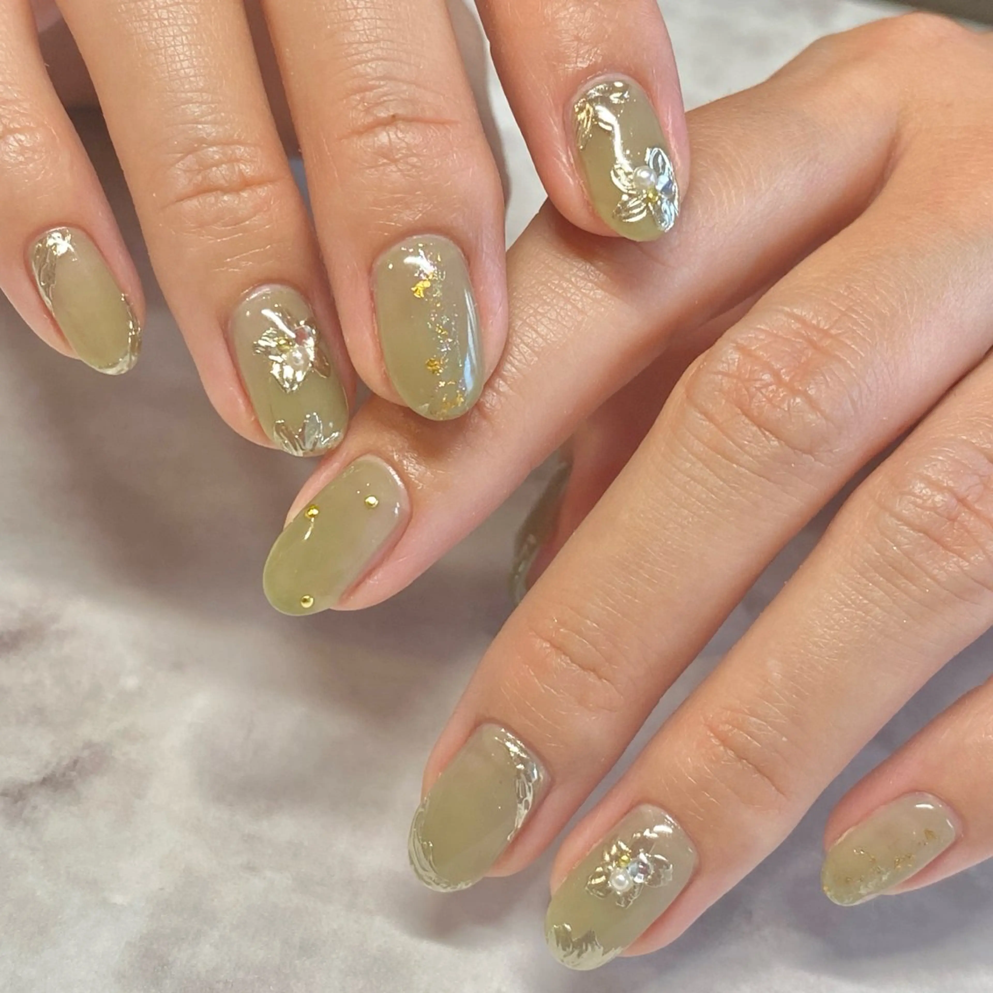 ネイル ミラーネイル Loca.nails Kasumiのネイルデザイン