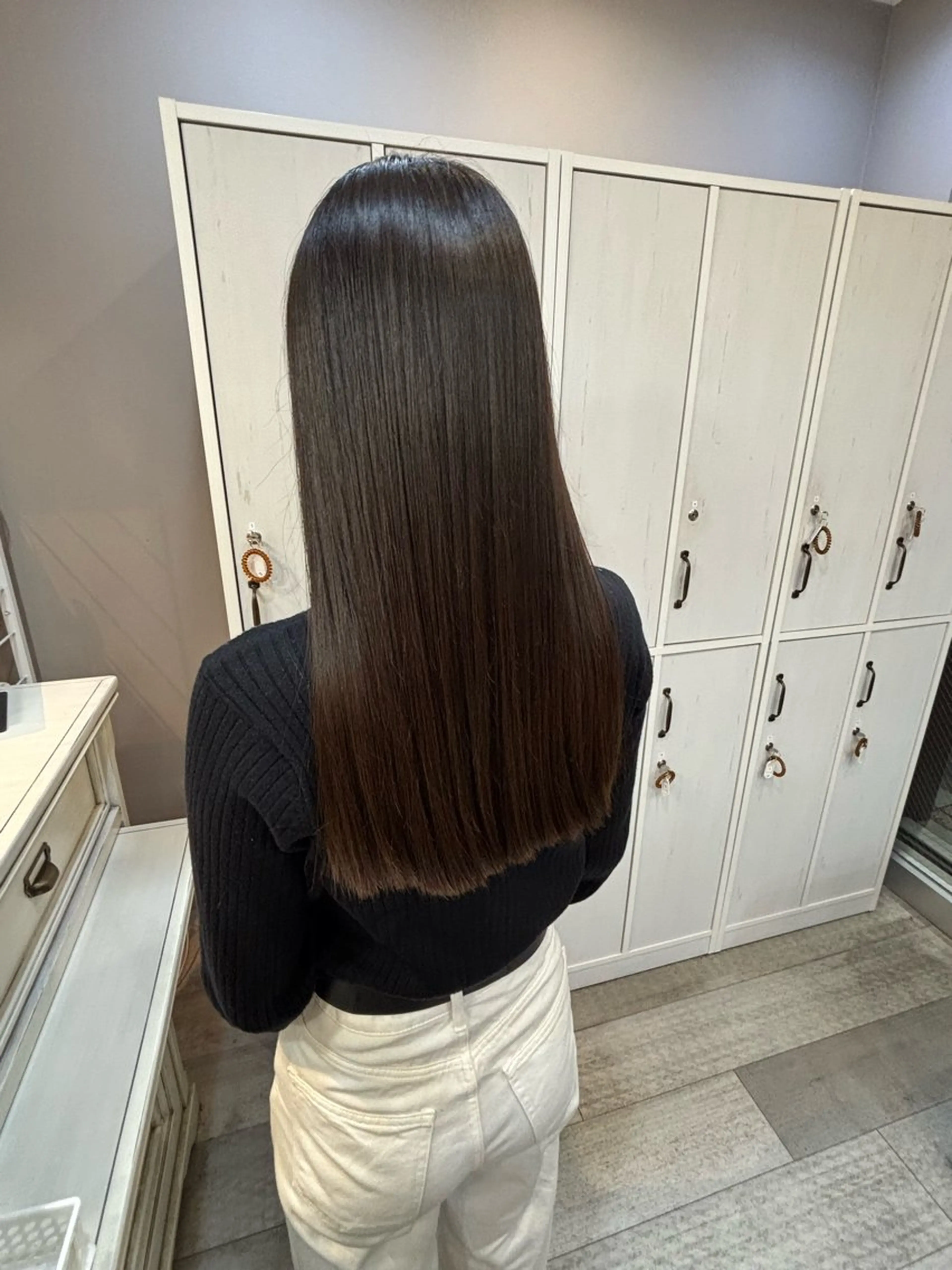 ロング カット 縮毛矯正 🧸Fiora 🧸arashi🧸のヘアスタイル