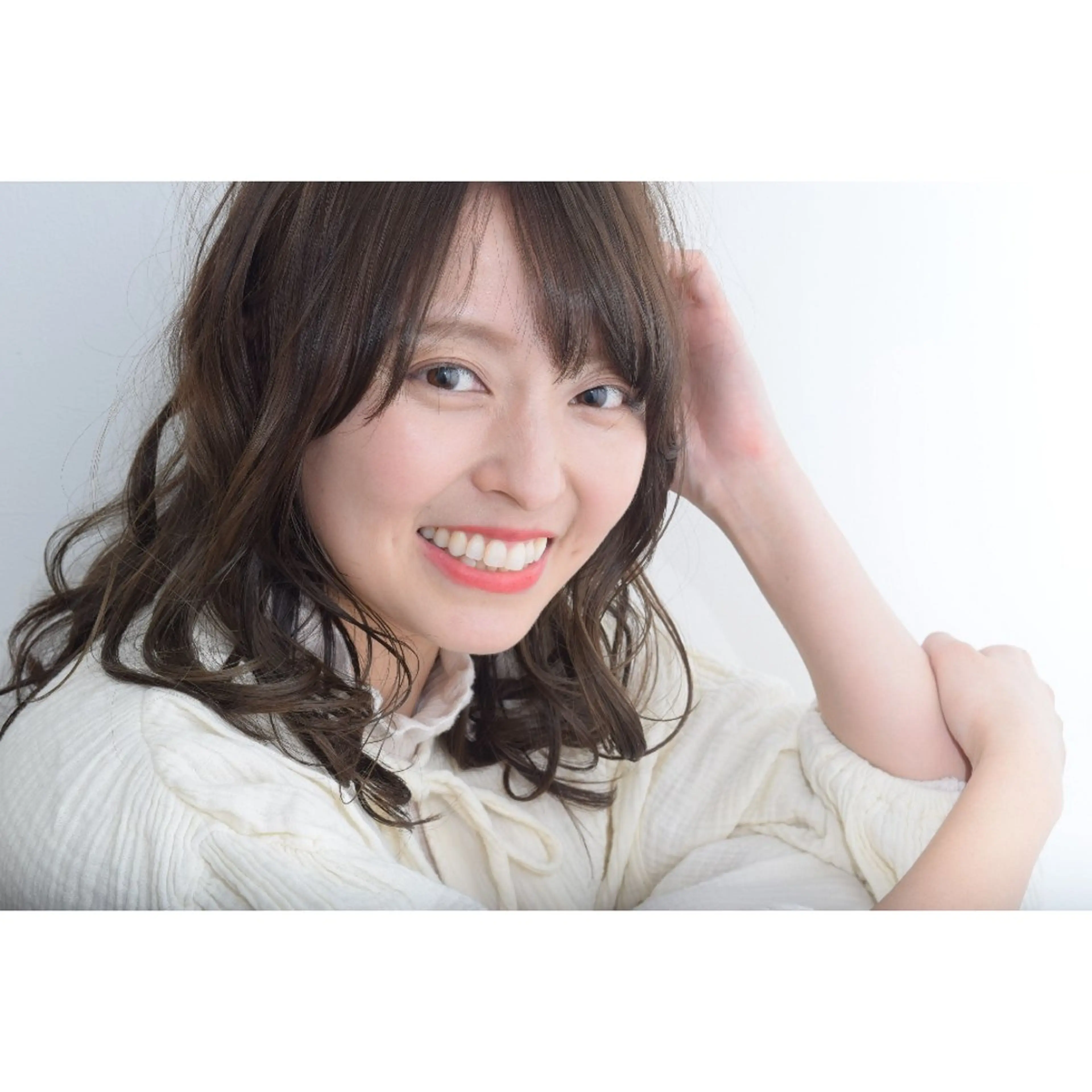 セミロング カラー パーマ みなみ ゆうすけのヘアスタイル