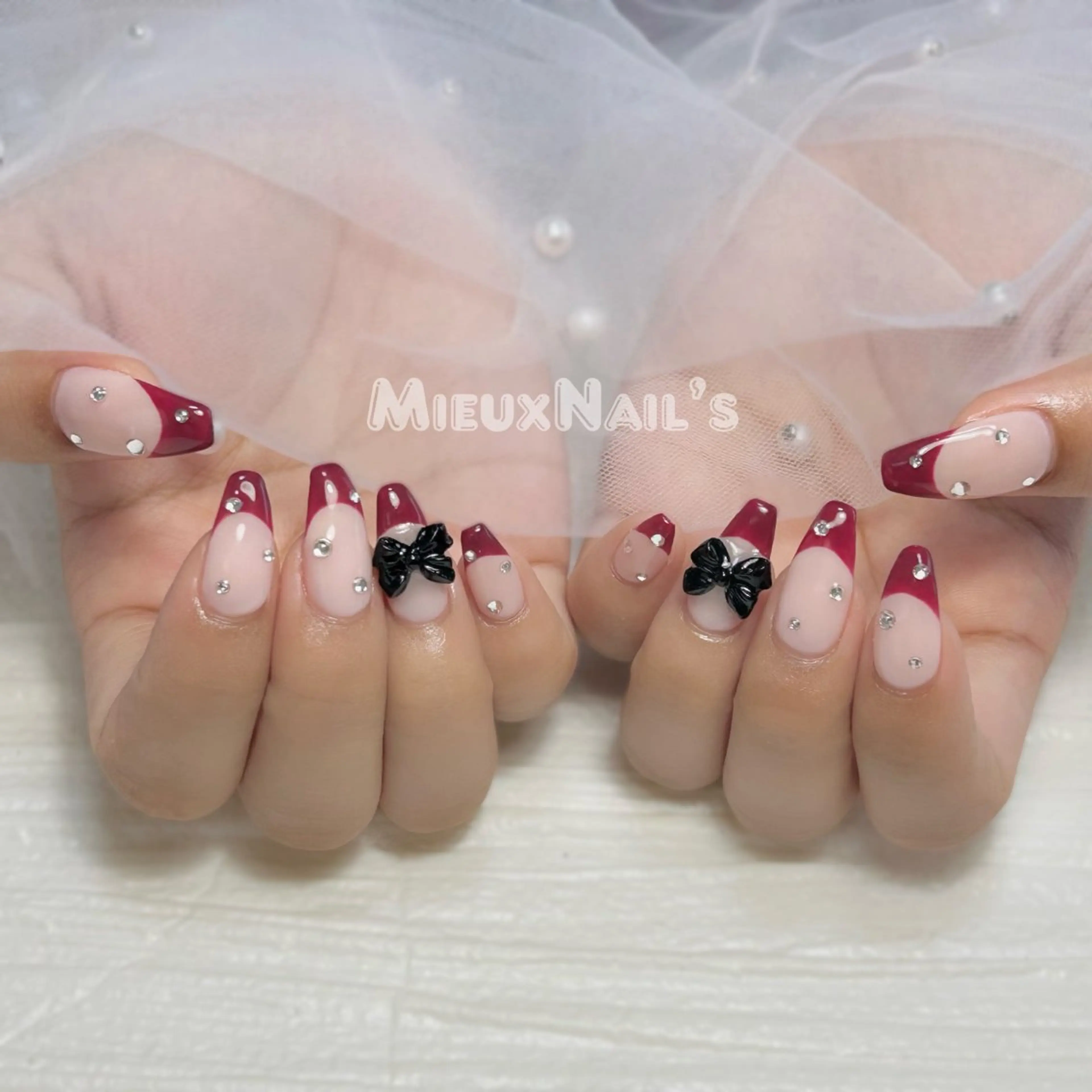 ネイル Miyu❤️‍🔥 Mieuxnailsのネイルデザイン