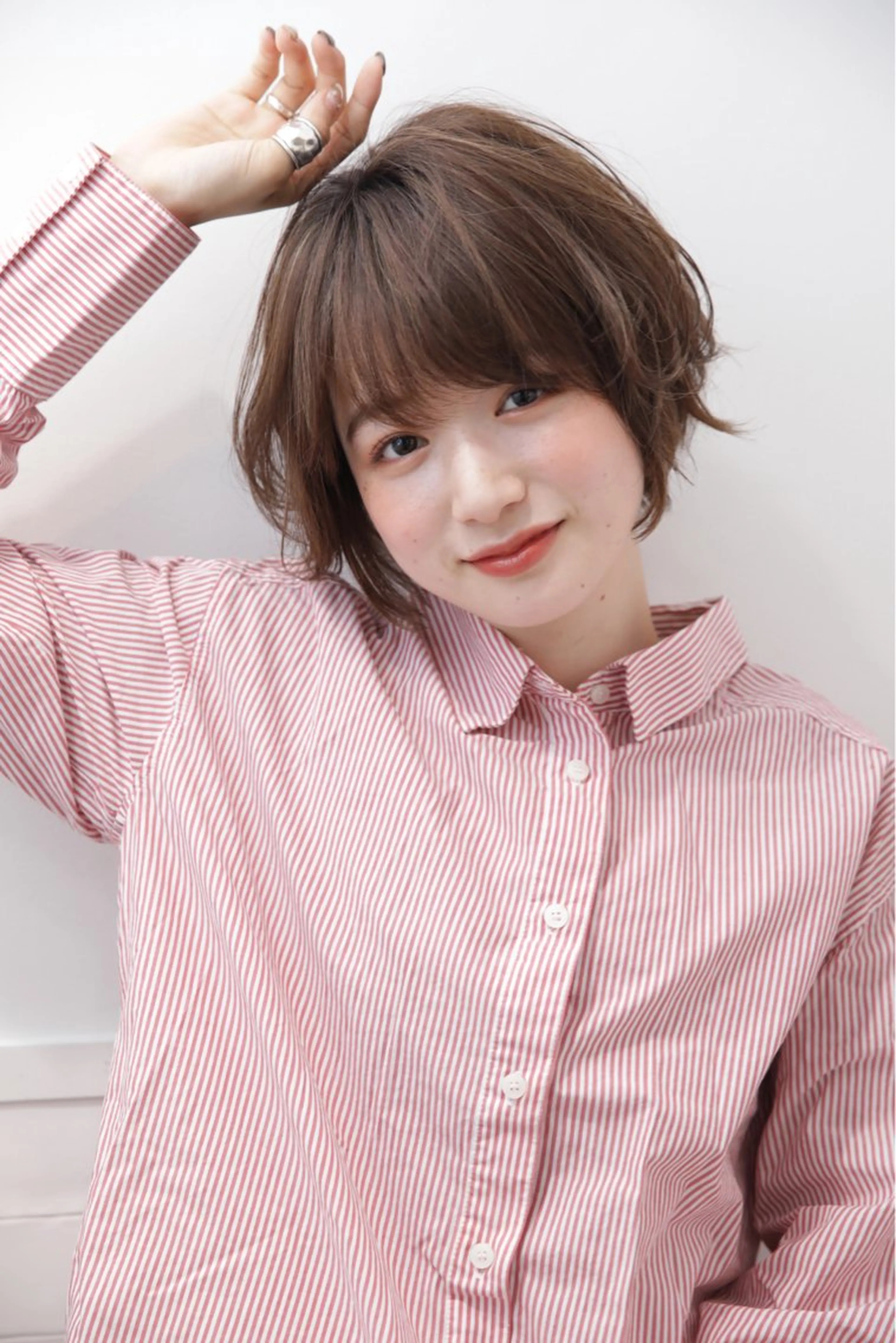 ショート ショートボブ ボブ ショートヘア ボブ ブリーチ/miinaのヘアスタイル