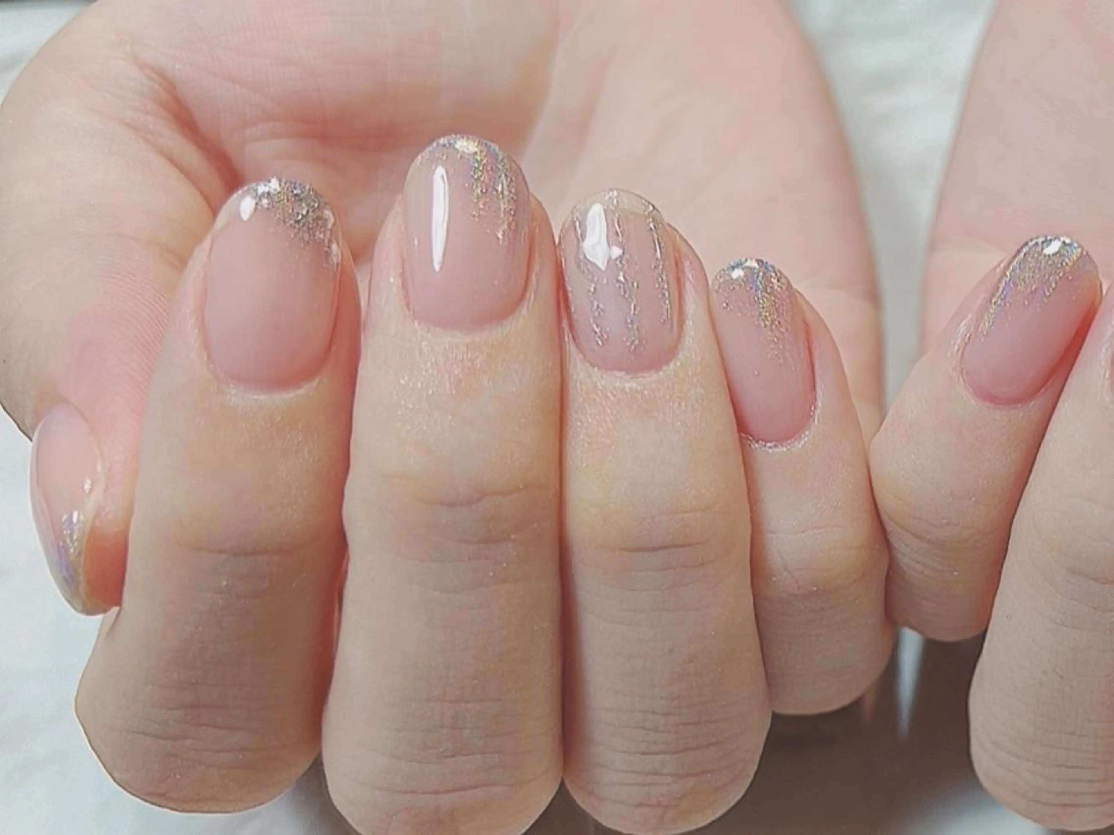 ネイル アートネイル ジェルネイル ニュアンスネイル パラジェル Nailist Honamiのネイルデザイン