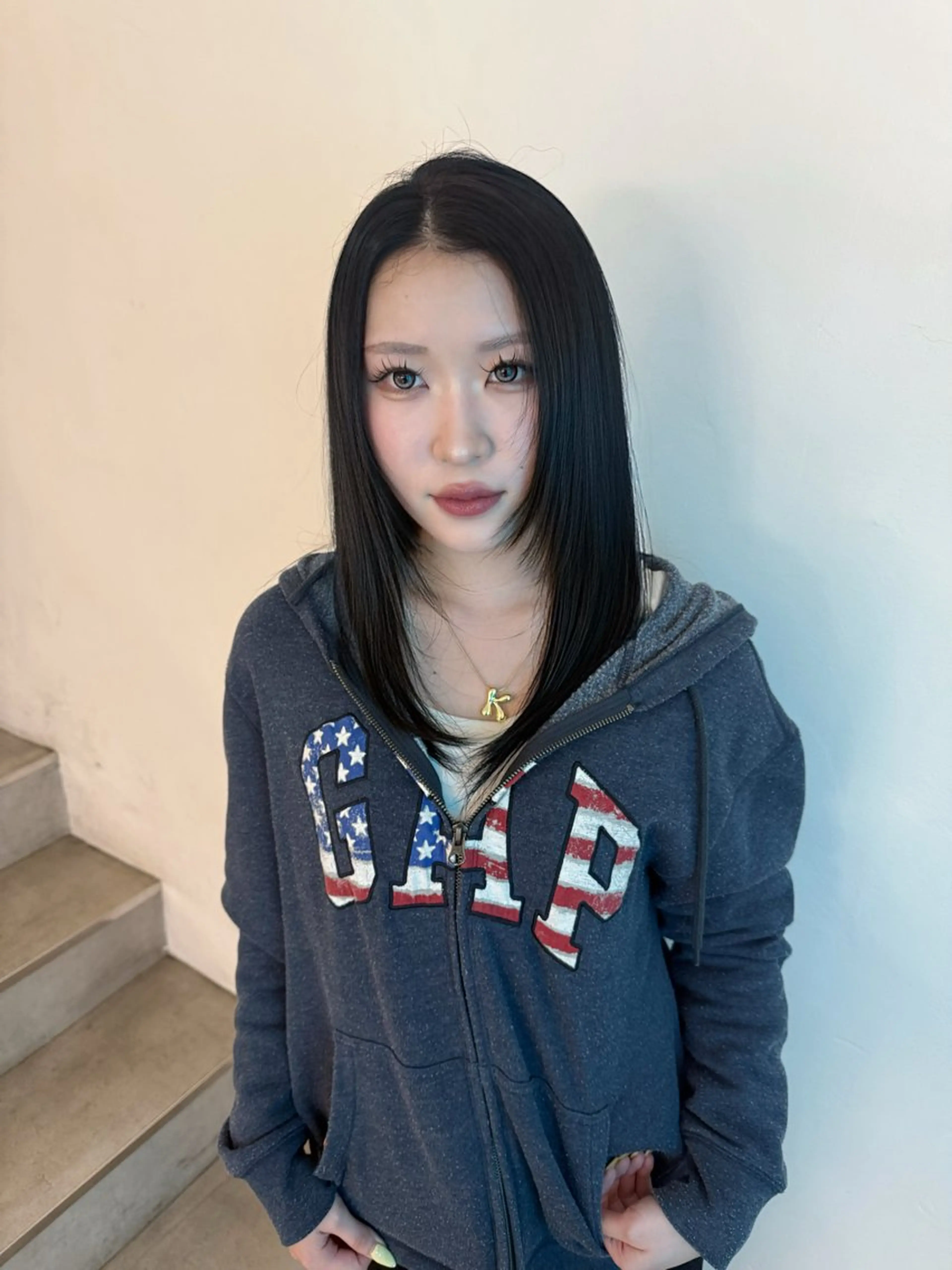 セミロング カラー ハイトーン/デザイン 🪐·˚⌖MIHOのヘアスタイル