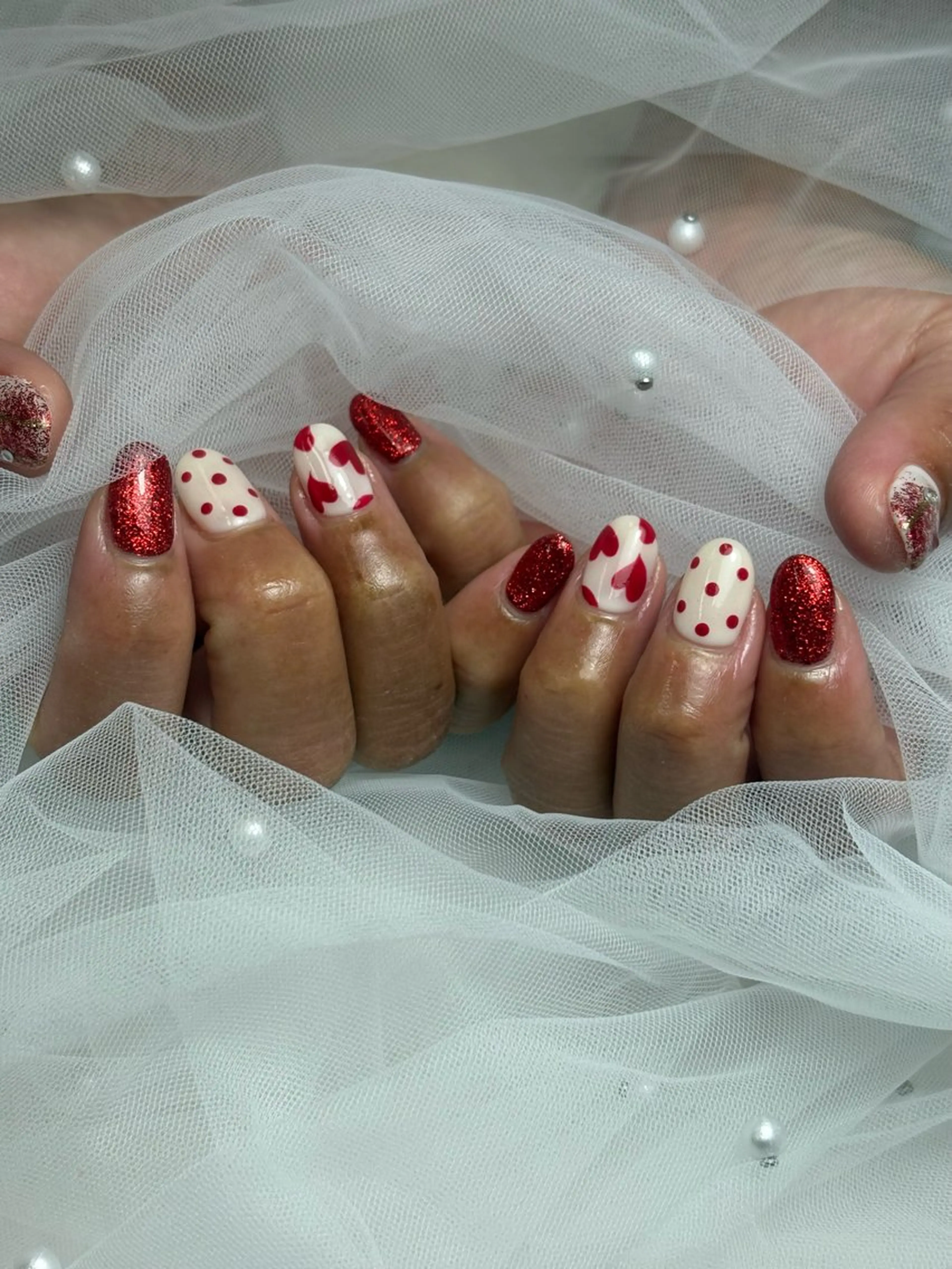 ネイル ハンドネイル FlyingSeep 🐑kaho💟🌈のネイルデザイン