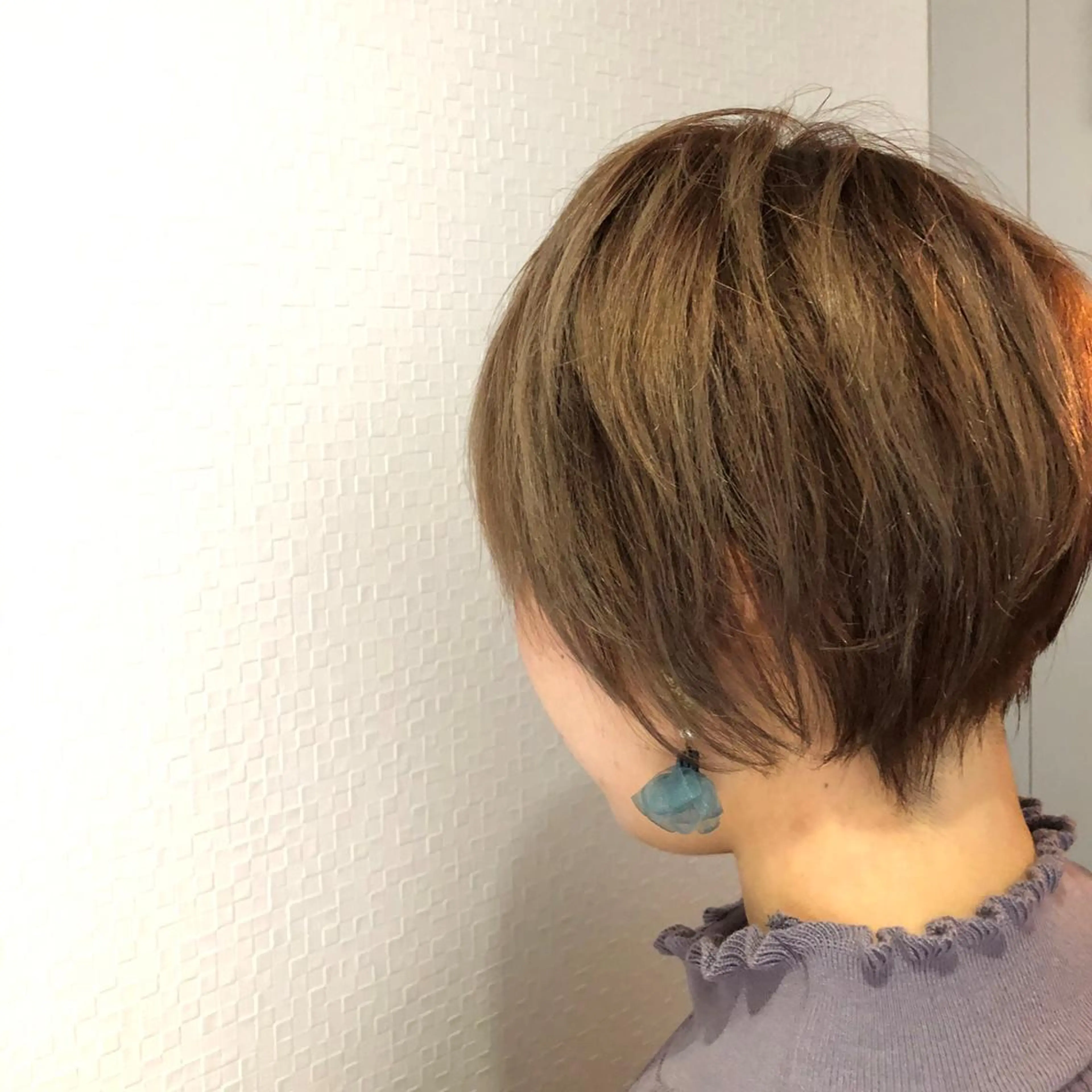 ショート カラー ショートボブ 丸みショート ダブルカラー ボブ ショートヘア カット ヘアカラー トリートメント ✨terra✨佐伯 晋吾のヘアスタイル