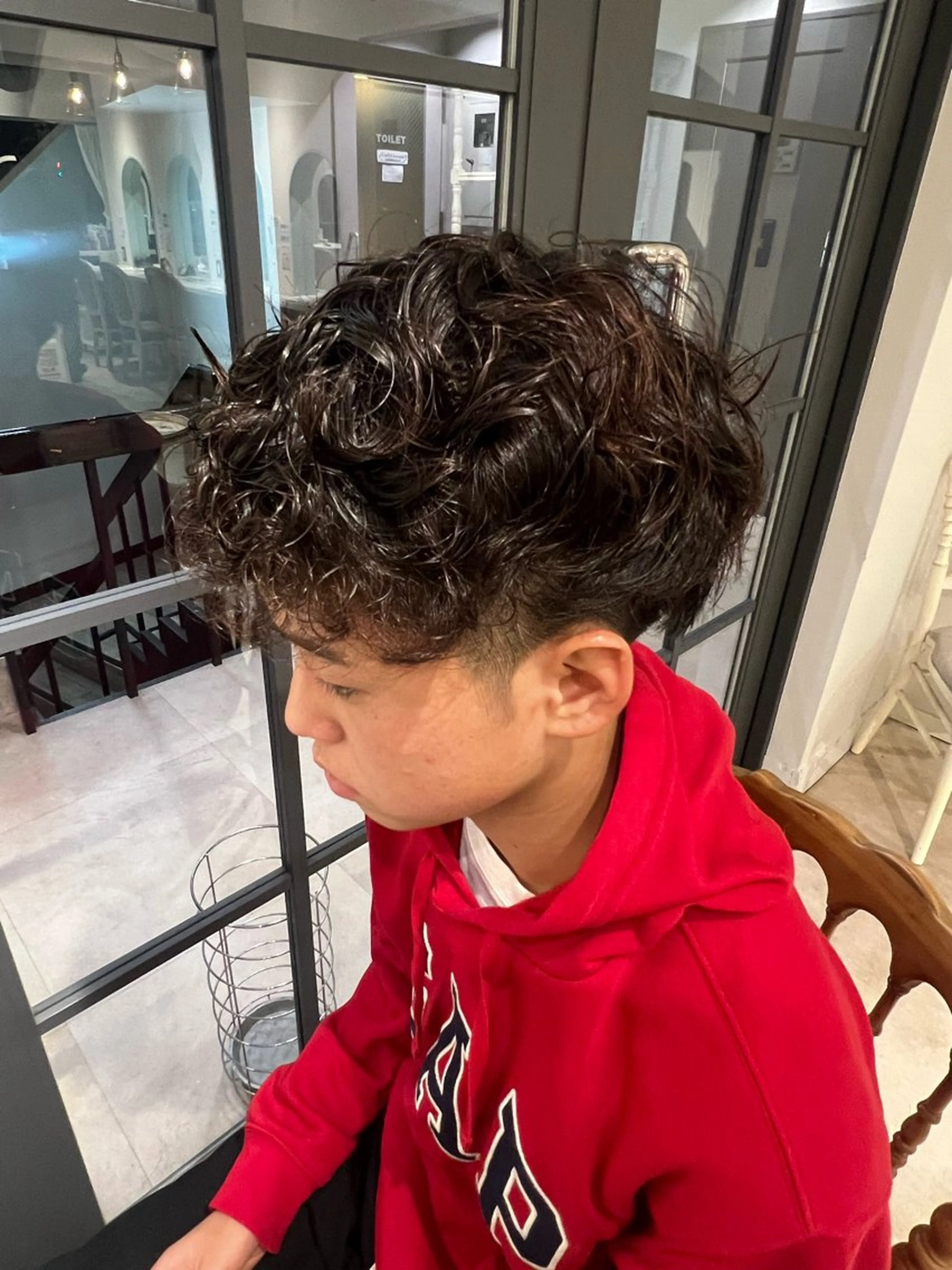 メンズ カット パーマ CreBiA ひなたのヘアスタイル