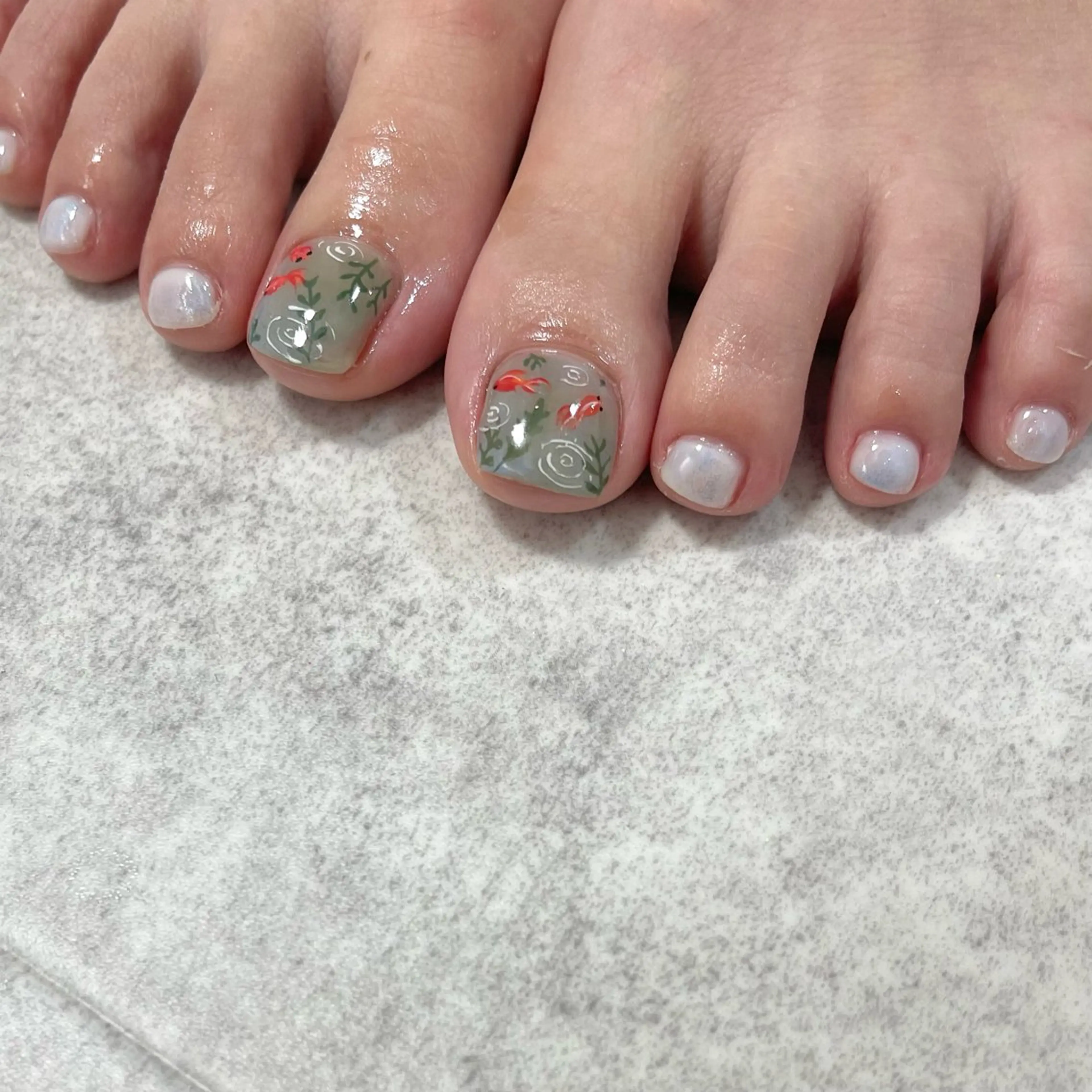 ネイル フットネイル ＆MERCI所属・&MERCI nail maoのネイルデザイン