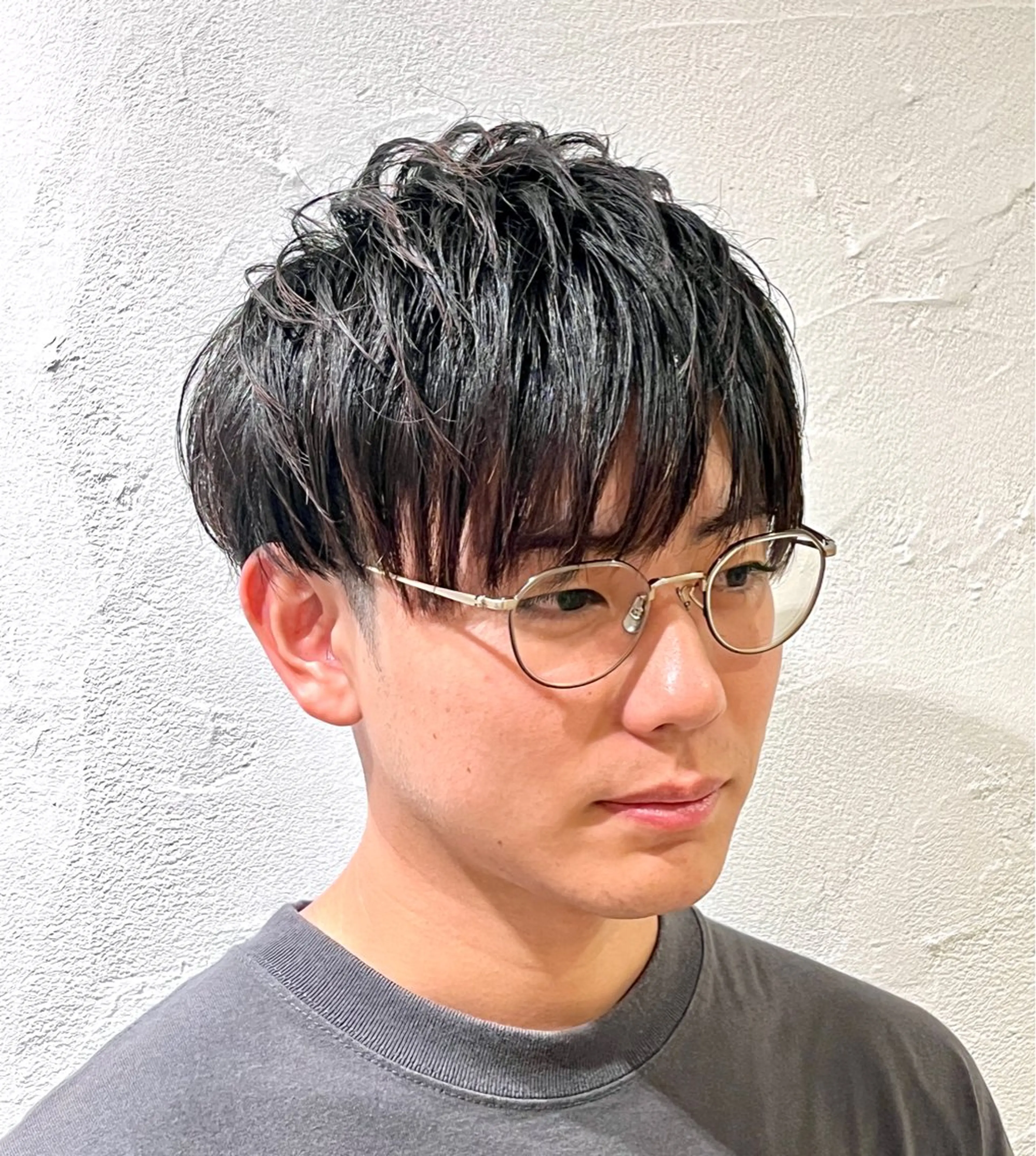 学生カットの写真