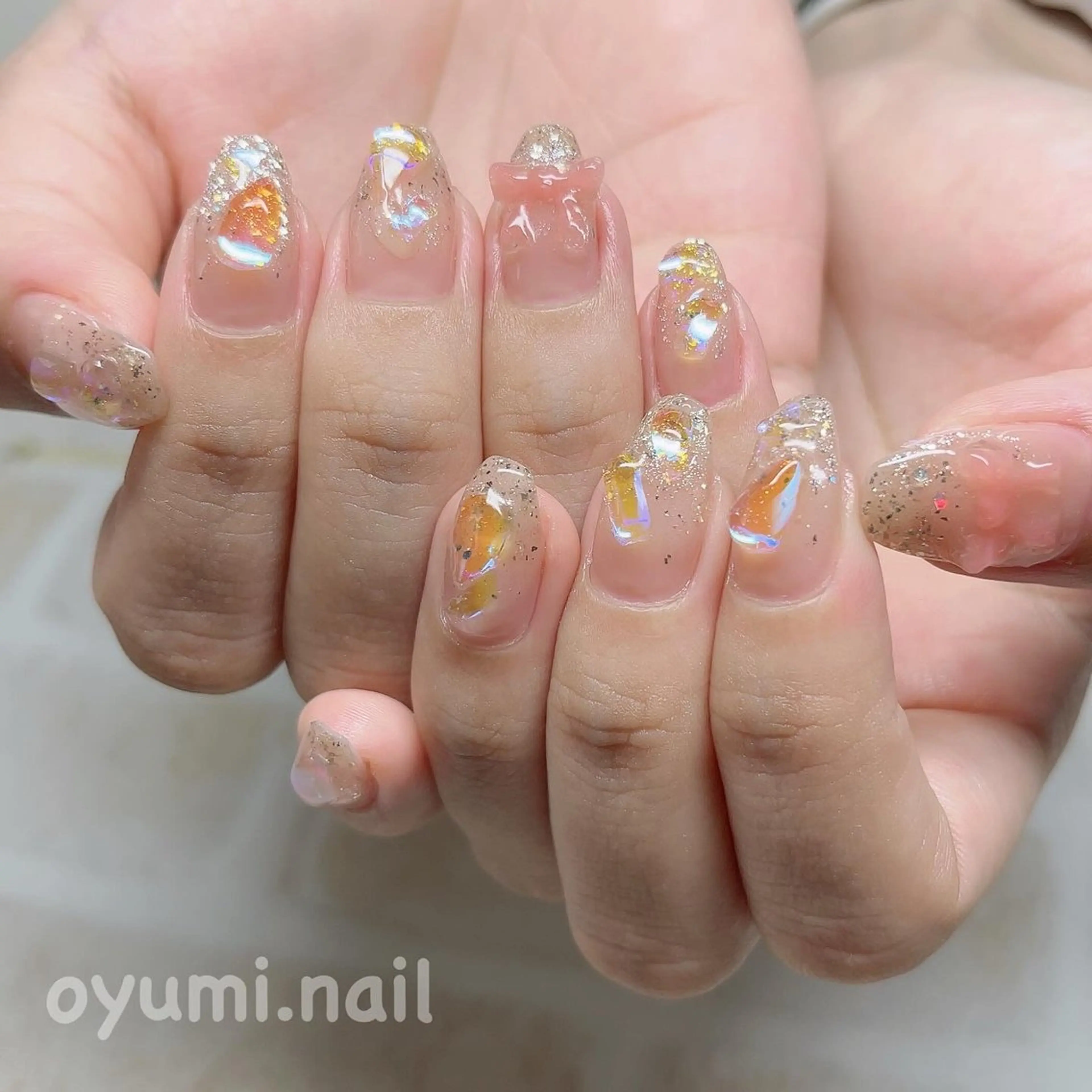 ネイル ワンホンネイル ハンドネイル takanashi yumiのネイルデザイン