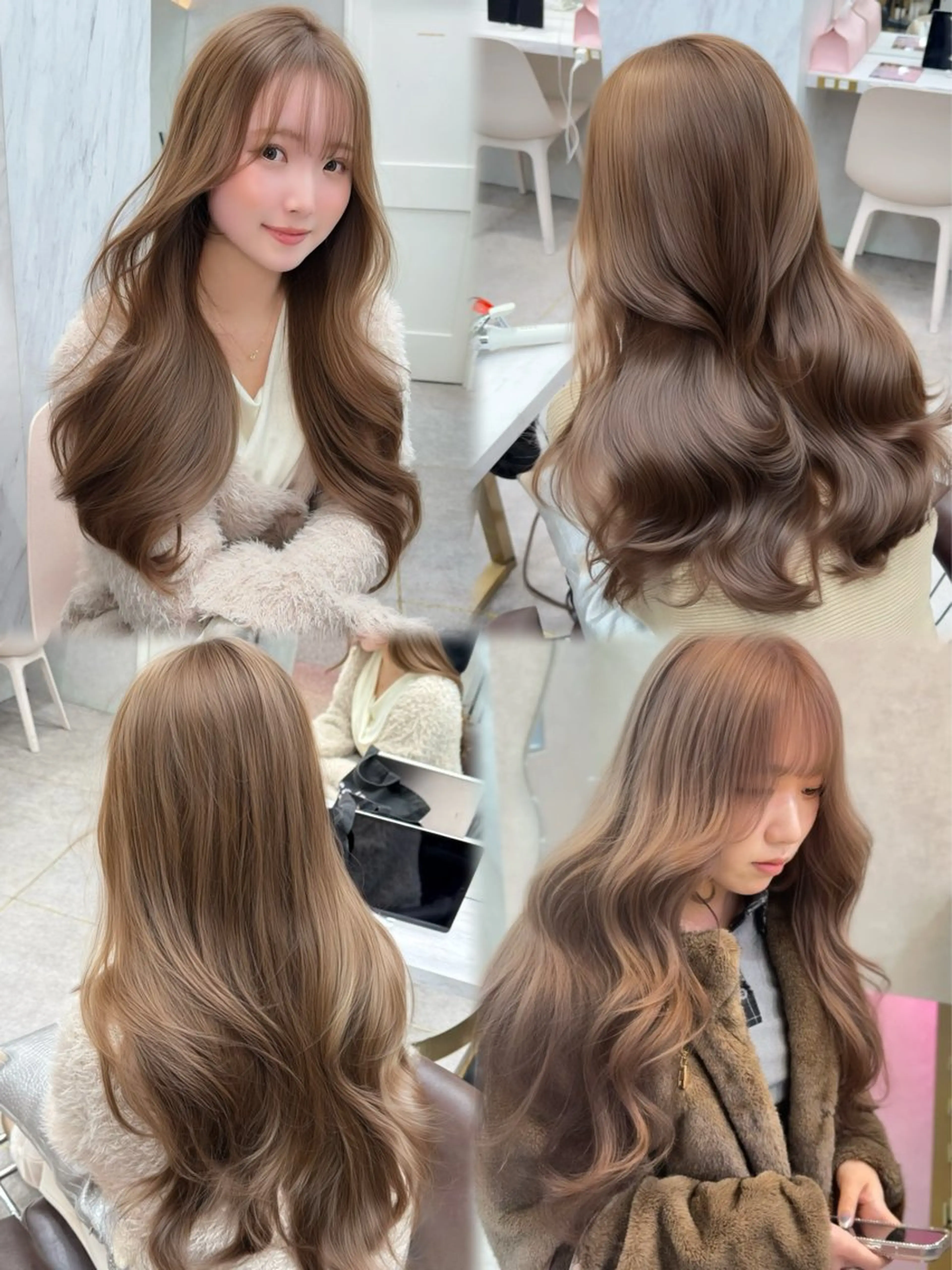 ロング カラー ヘアカラー トリートメント レイヤーダブルカラー KYONのヘアスタイル