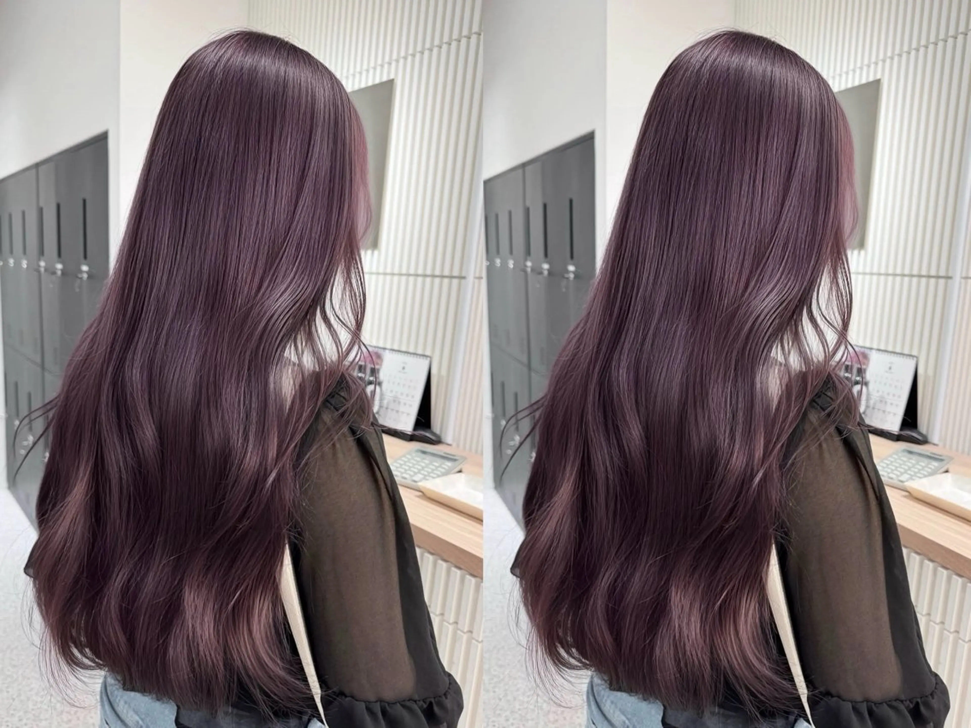 🦋【Wcolor】ブリーチリタッチ+全体カラー／トリートメントの写真