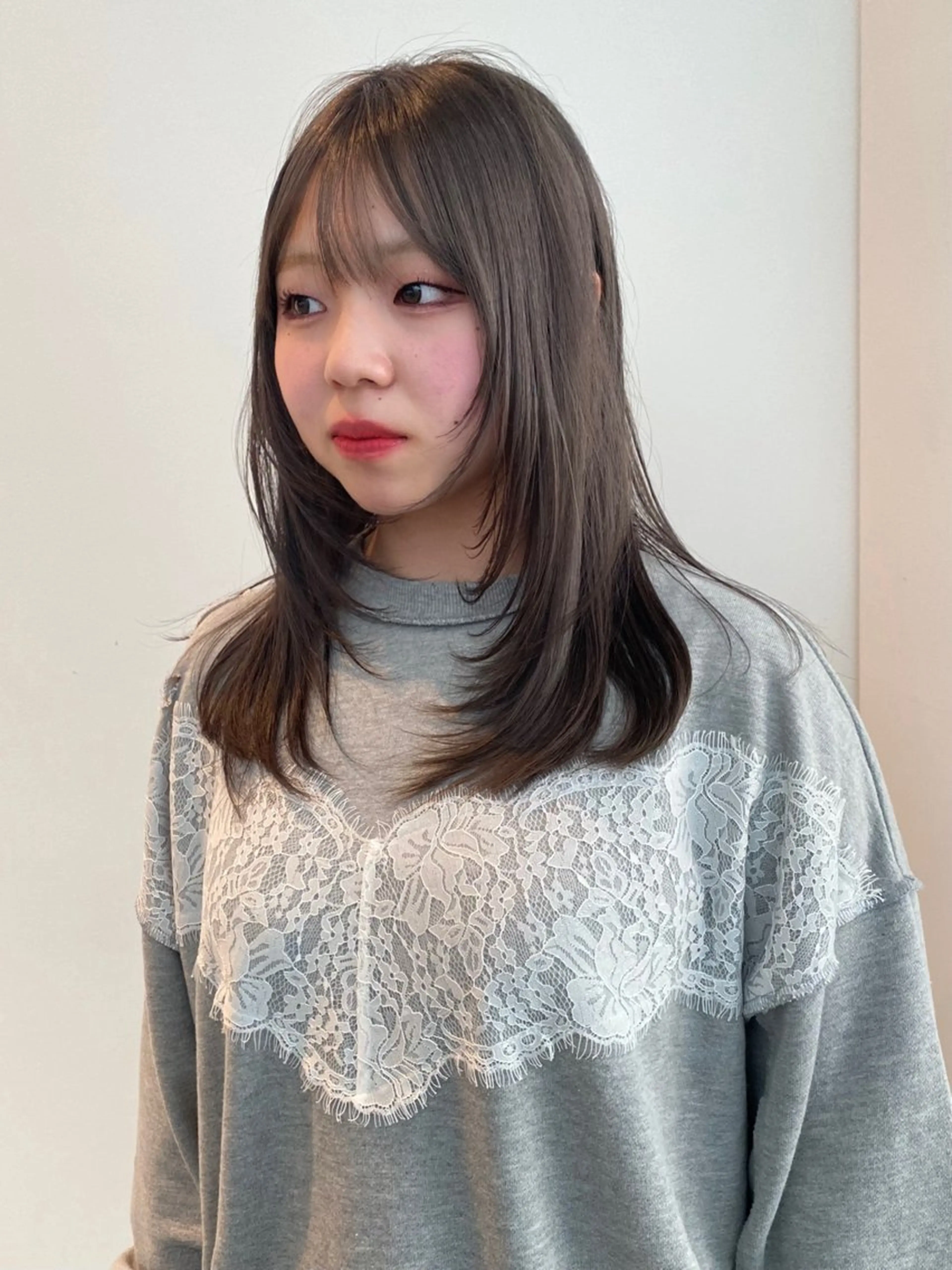 ミディアム カラー ブリーチ カット ヘアカラー トリートメント mai / linoah˚✧のヘアスタイル