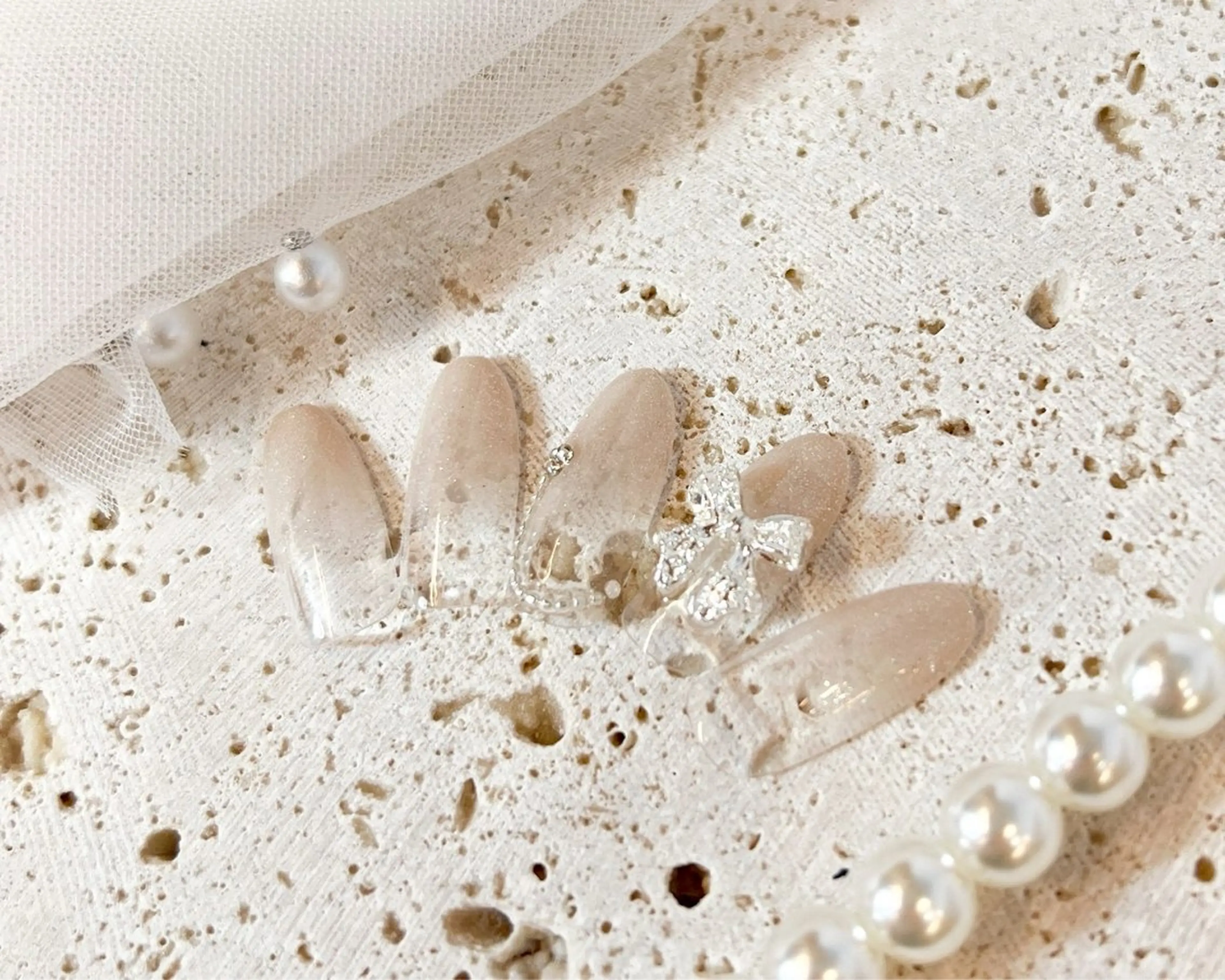 ネイル アートネイル フラッシュネイル フラワーネイル ジェルネイル ガーリー Puti nailのネイルデザイン