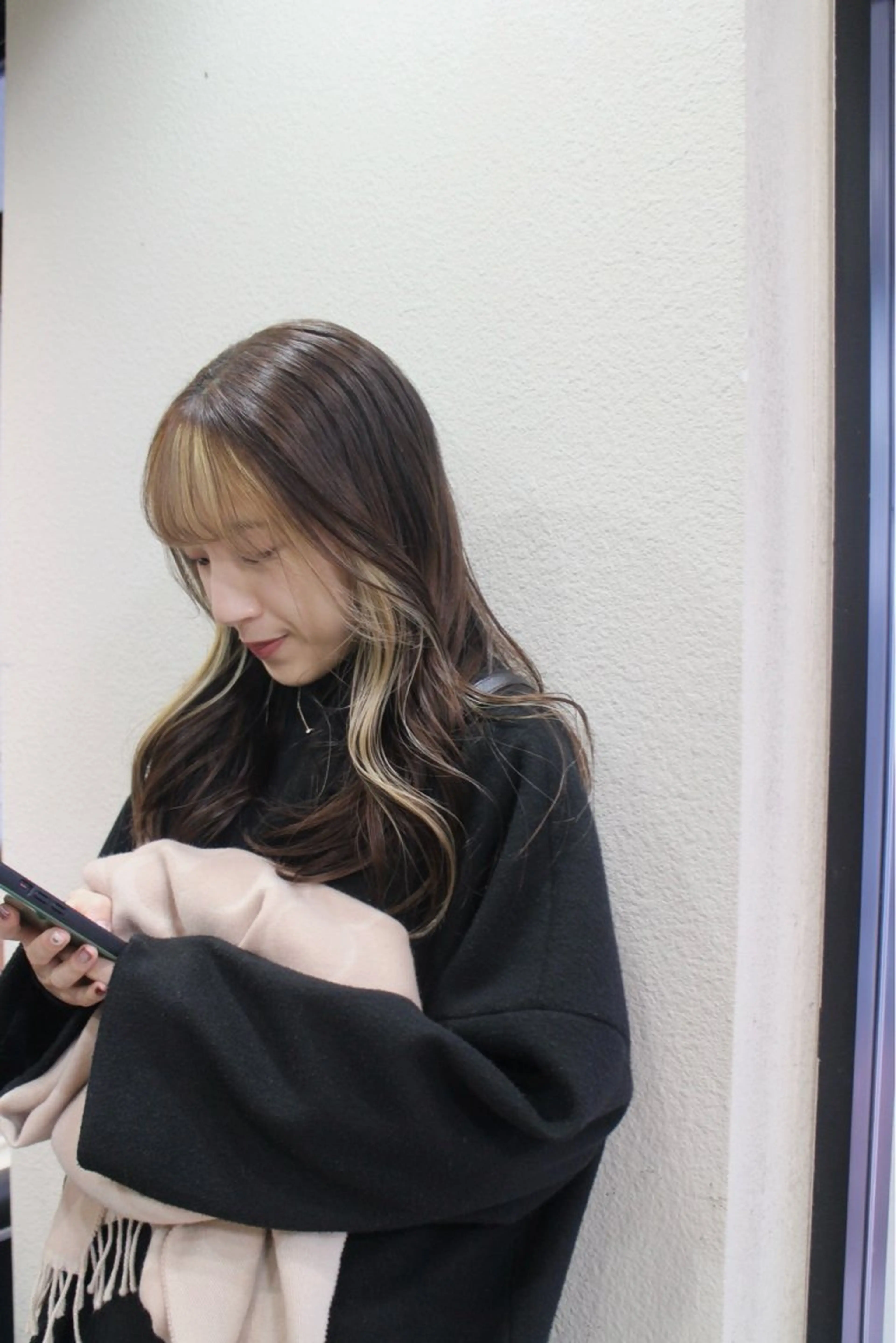 ロング カラー カーリーパーマ/ 透明ｶﾗｰ/MIKUのヘアスタイル