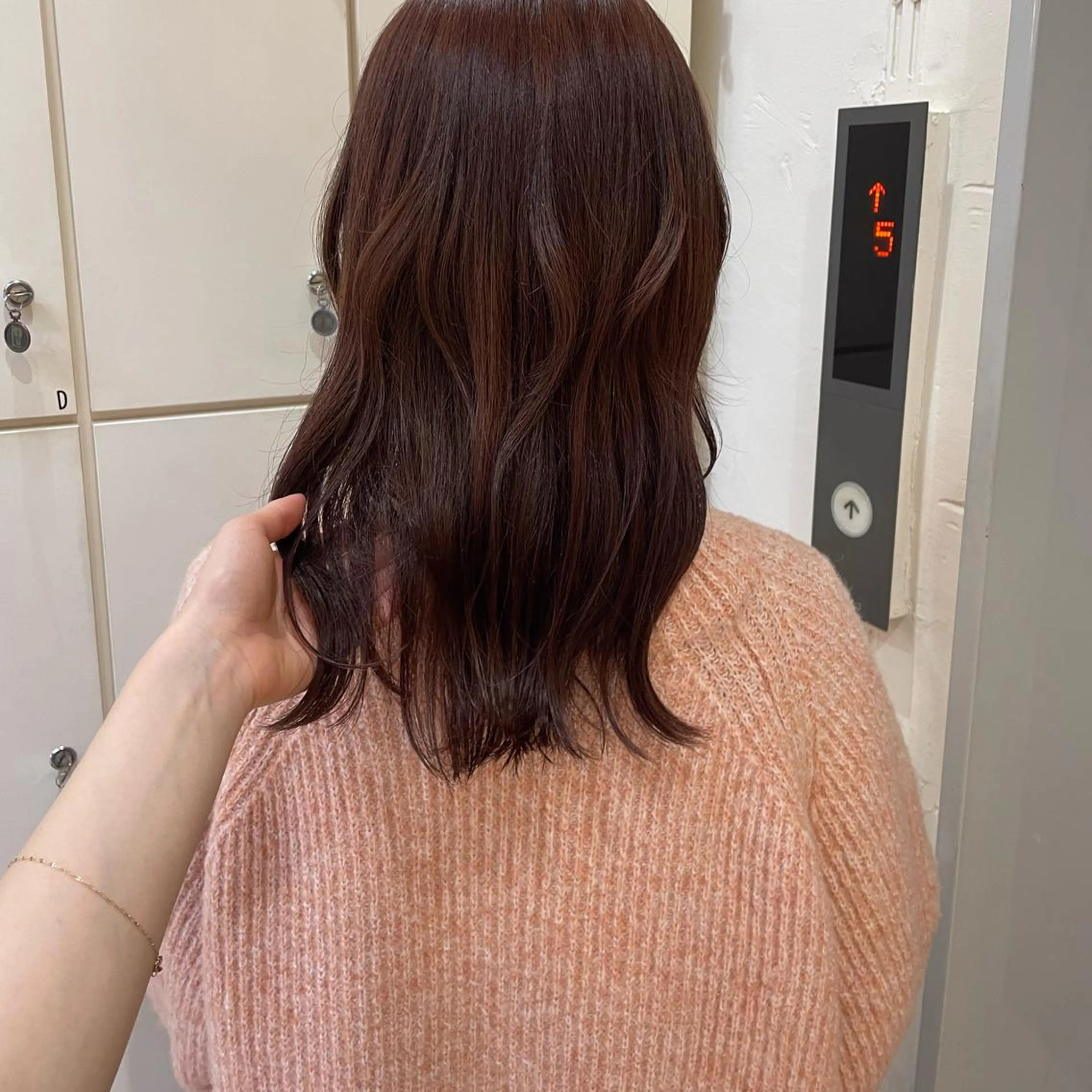 カラー mao♡ベージュ/ 顔周りカットのヘアスタイル