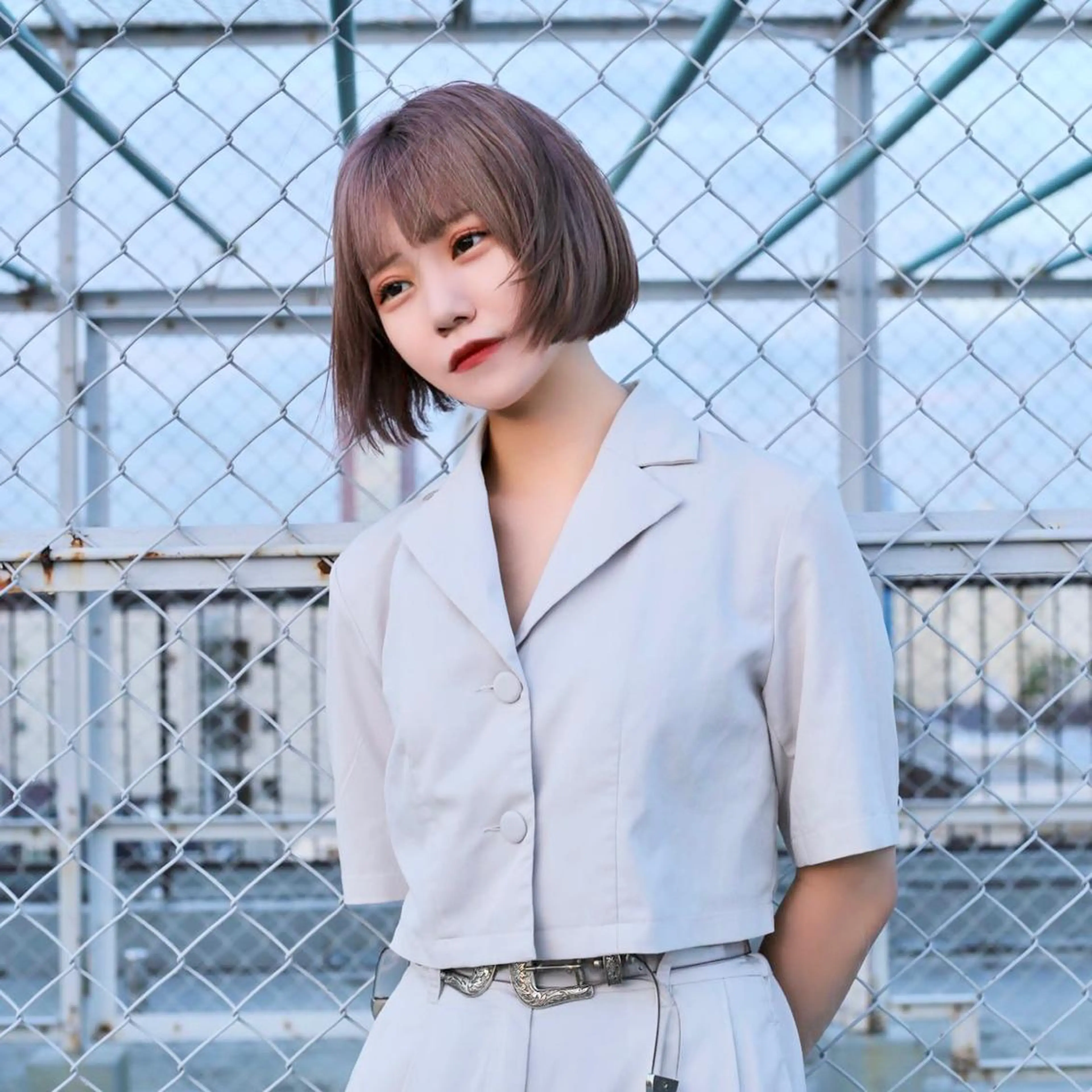 ショート カラー 由谷 祥伍のヘアスタイル