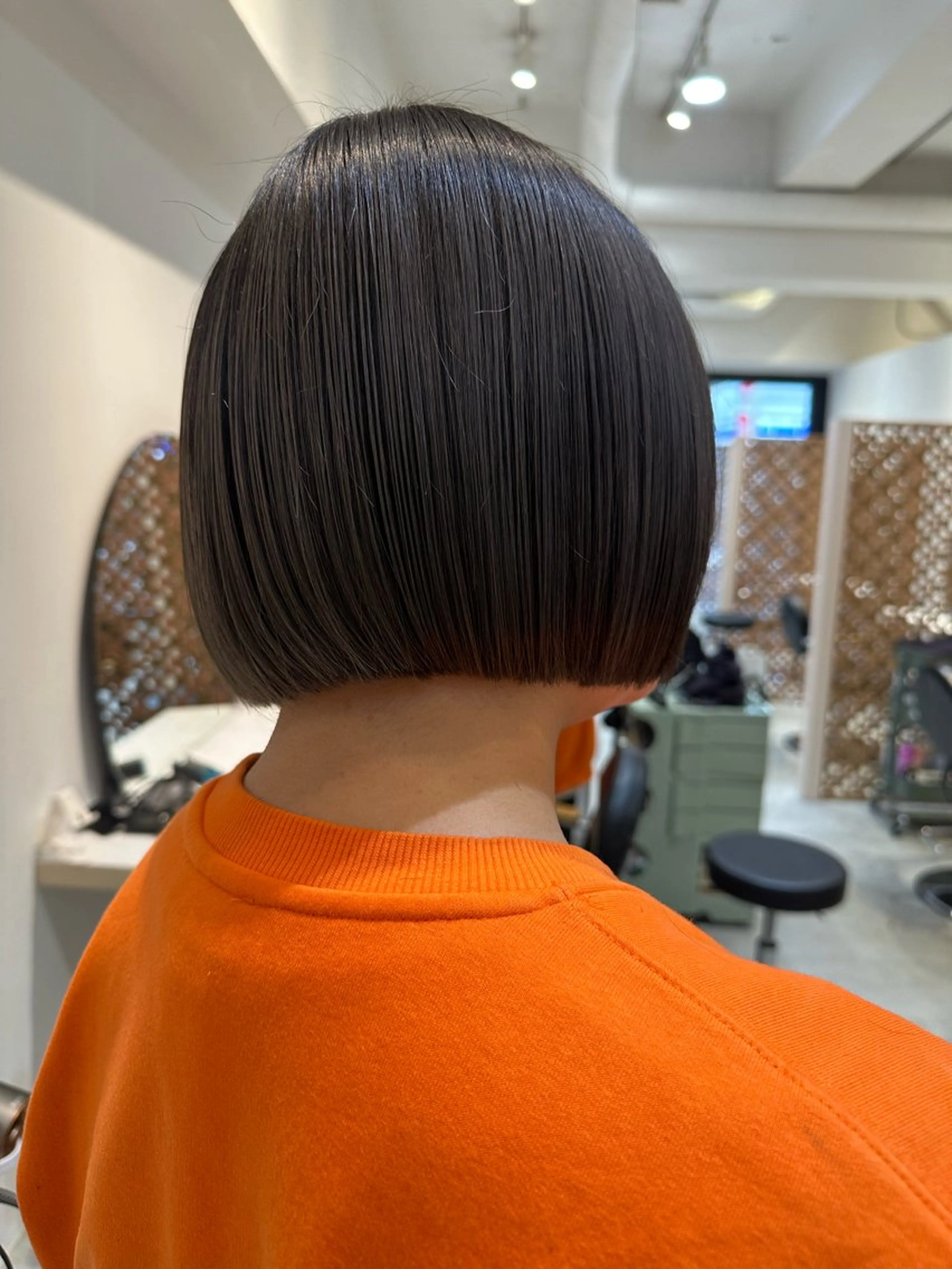 ショート 切りっぱなしボブ ボブ カット AYAKA 下北沢suuのヘアスタイル