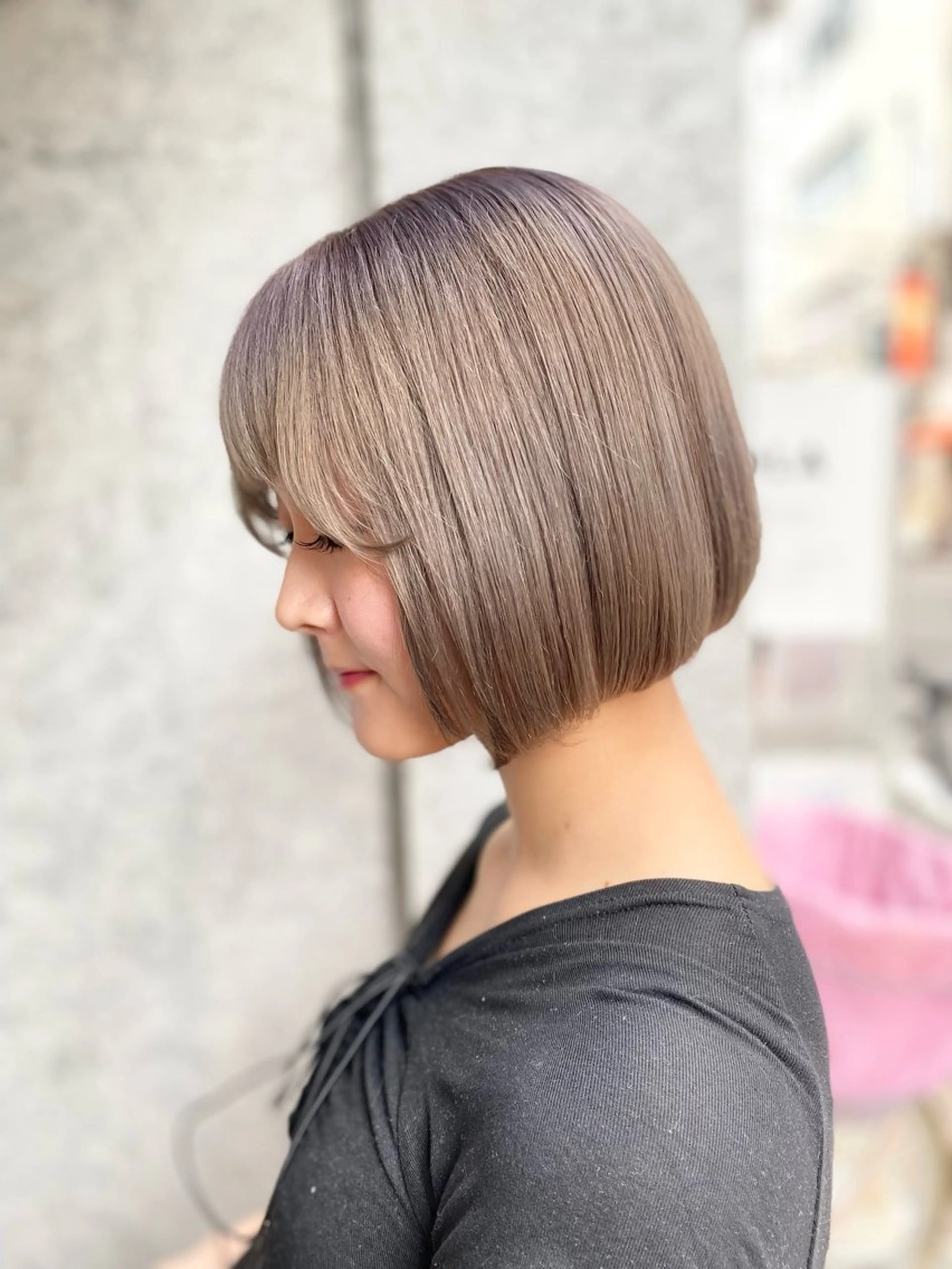 ショート カラー パーマ ヘアアレンジ ショートボブ アッシュ バレイヤージュ ベージュカラー ブリーチ 👑指名率No.1 👑坂口飛翔のヘアスタイル