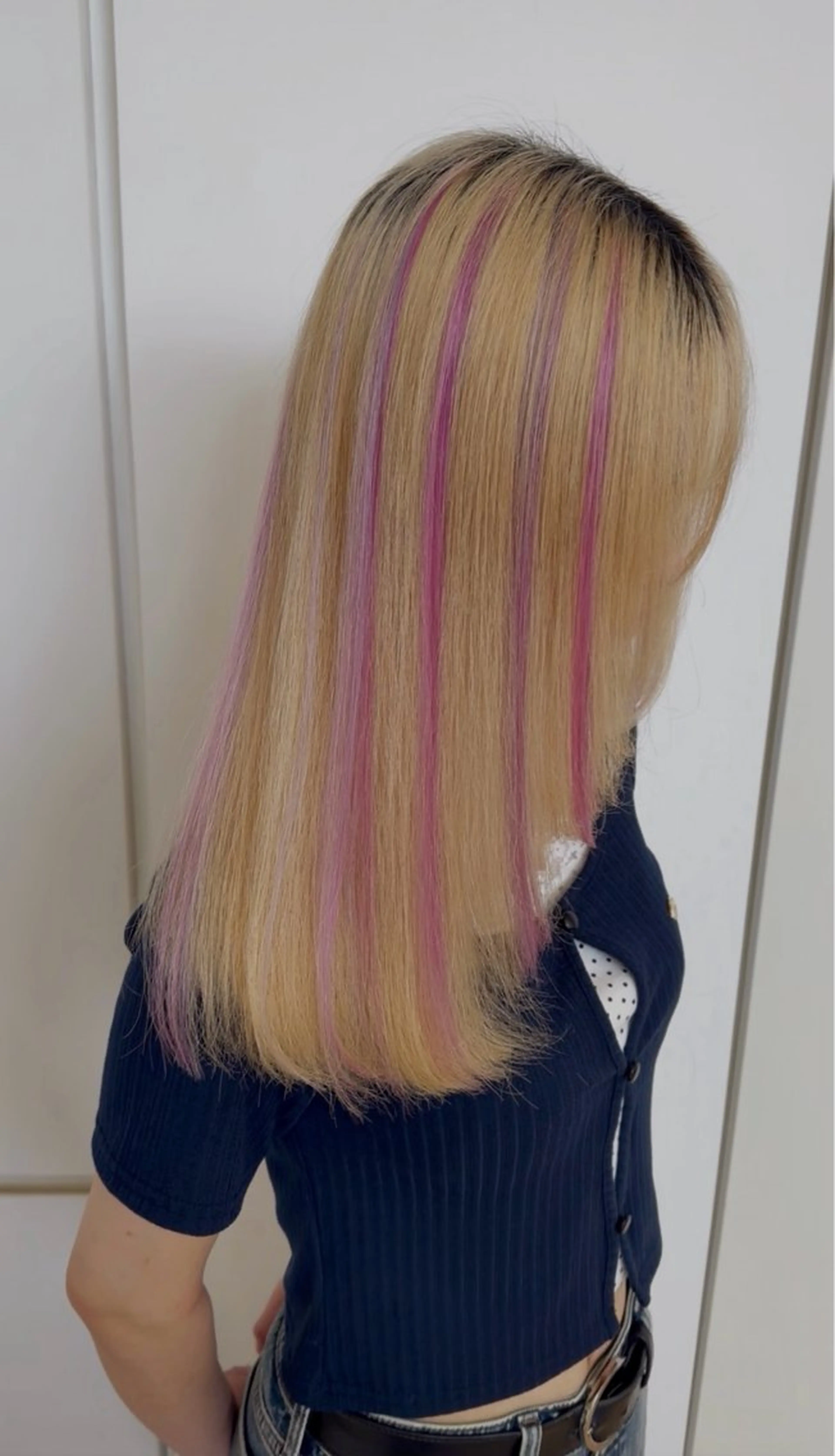 ミディアム ゆうか カラー/ヘアセットのヘアスタイル