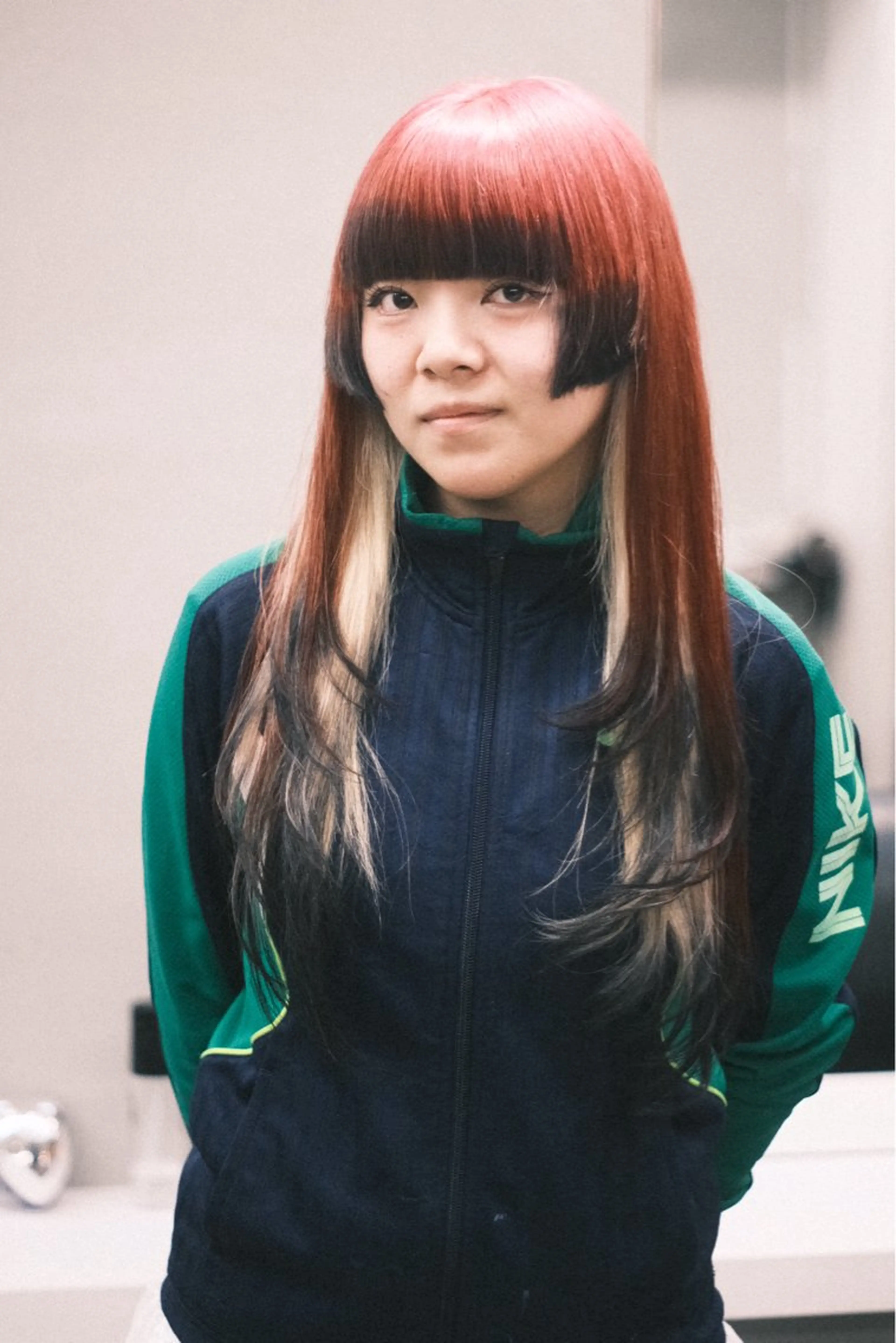 ロング カラー ヘアアレンジ ヘアカラー トリートメント T.a.g中崎町所属・個性爆弾💣 ダブルカラー/ゆかのヘアスタイル