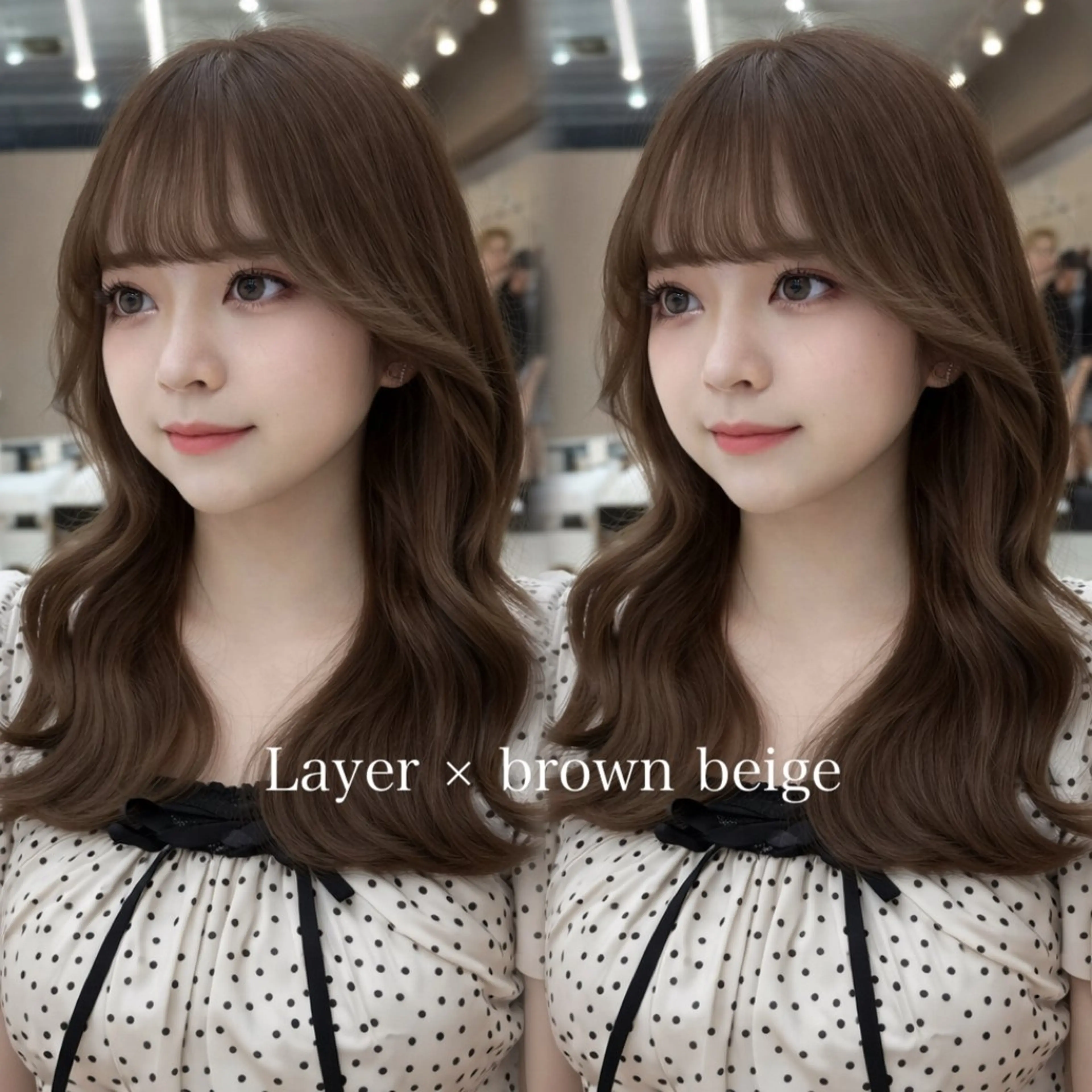 【ミニモ限定🎀】コテ巻き風デジタルパーマ♡♡+似合わせカット✂️の写真