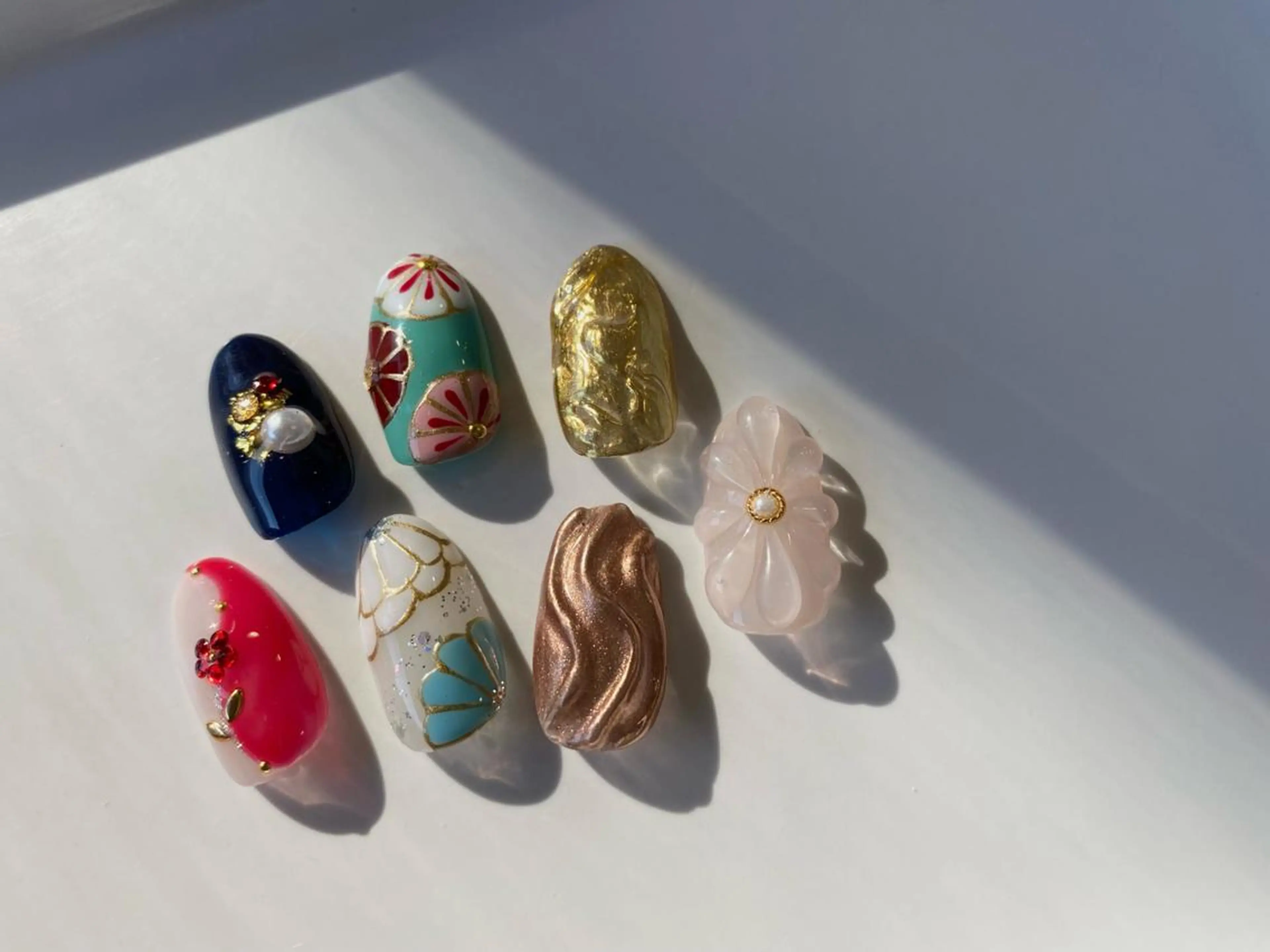 ネイル アートネイル 成人式 FASTNAIL LOCO 昭島店のネイルデザイン