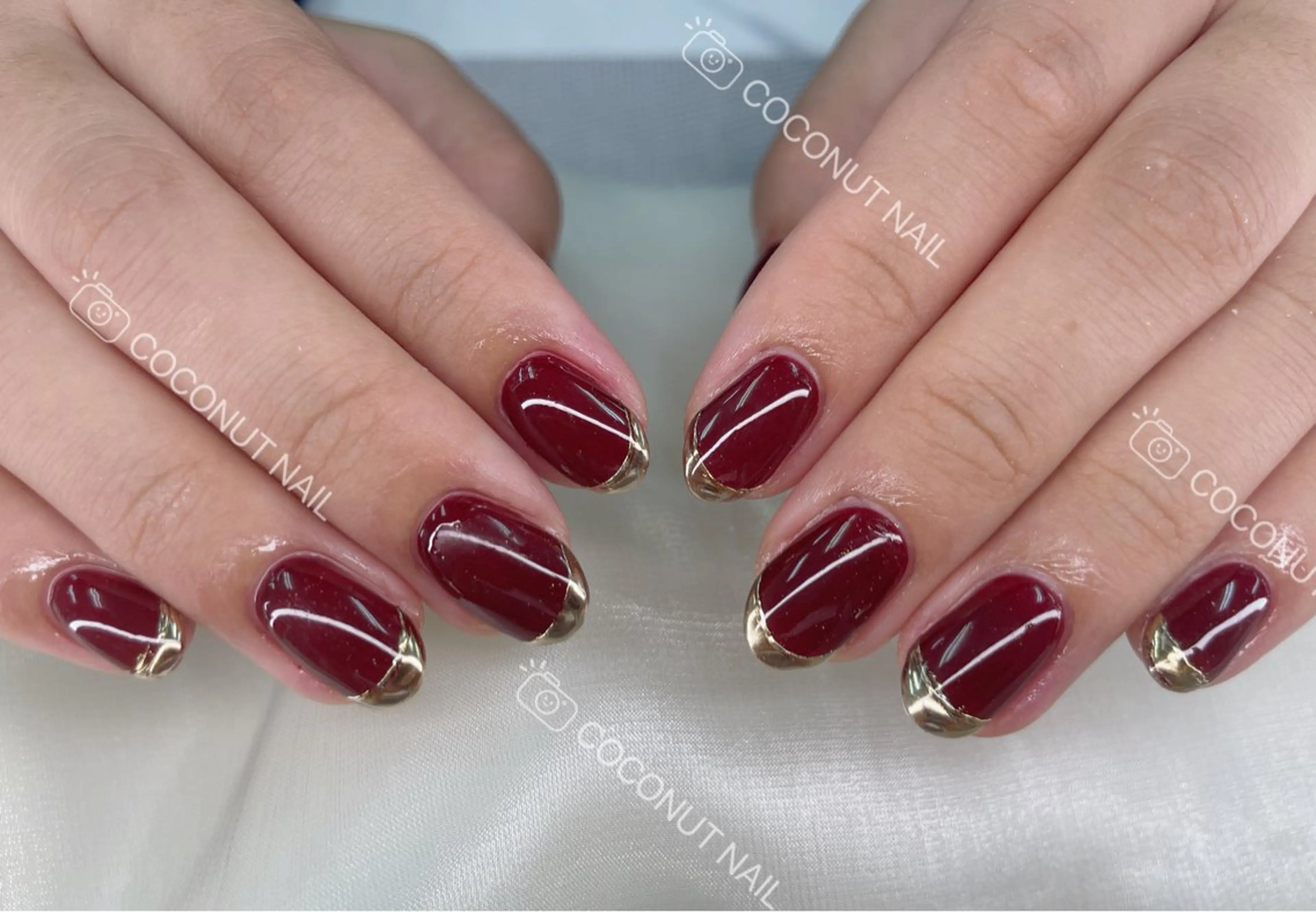ネイル ハンドネイル 神田 ココナッツのネイルデザイン