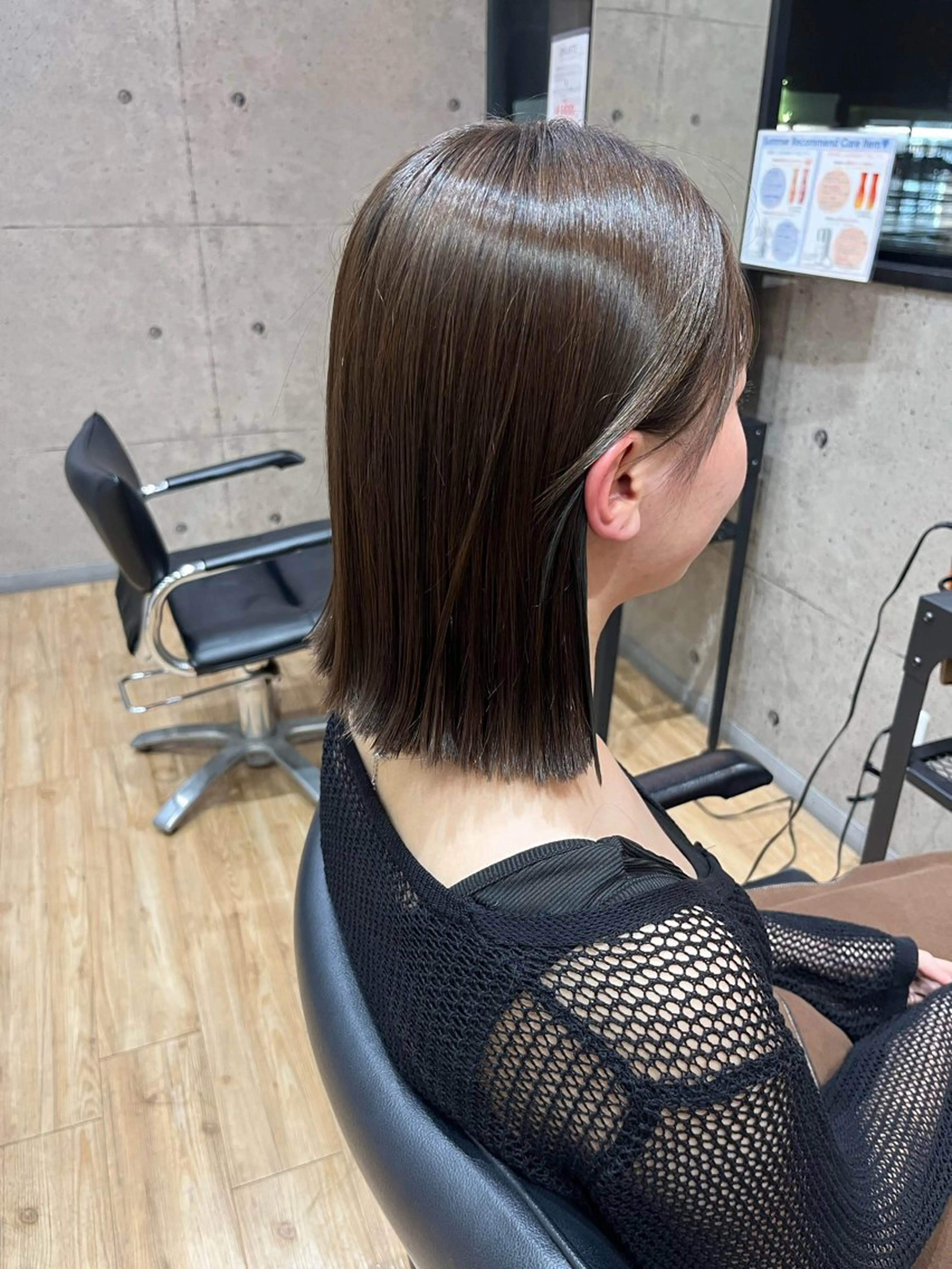 ミディアム カット トリートメント 仁木 謙太のヘアスタイル