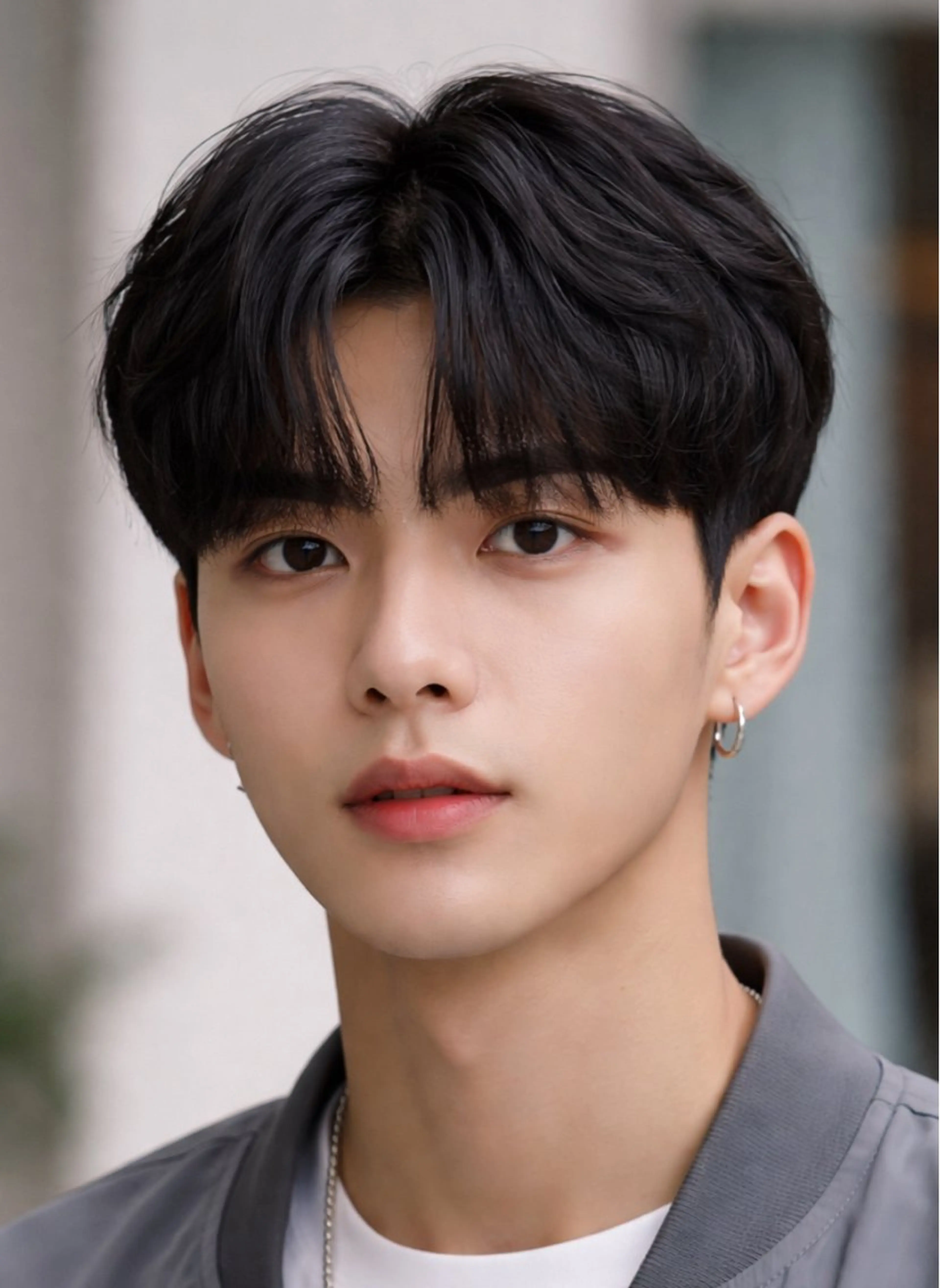 ［🕊️メンズクーポン🐦‍⬛］メンズカット　30分　#センターパート　#マッシュ　#ウルフ　#韓国ヘア🇰🇷の写真