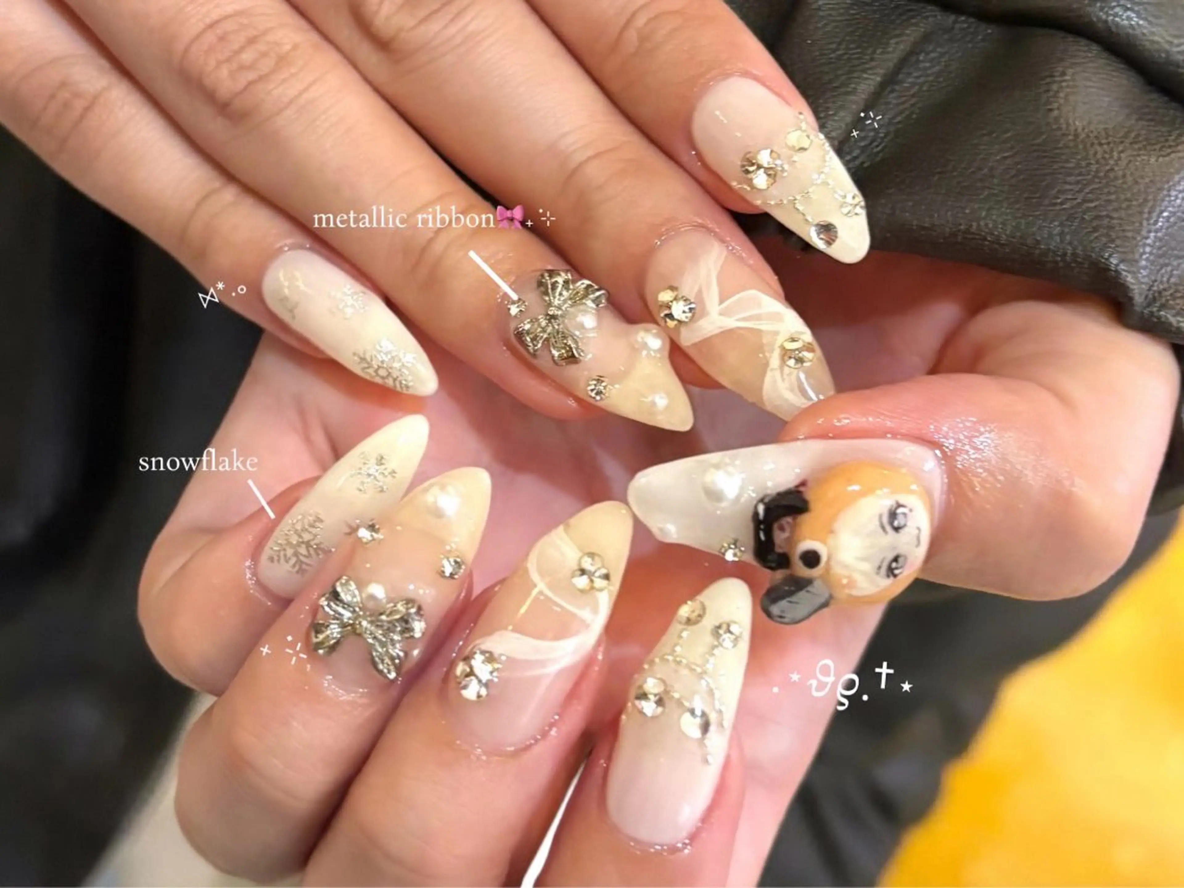 ネイル 持ち込み ハンドネイル EmaNail 肥後橋店🤍YURIのネイルデザイン