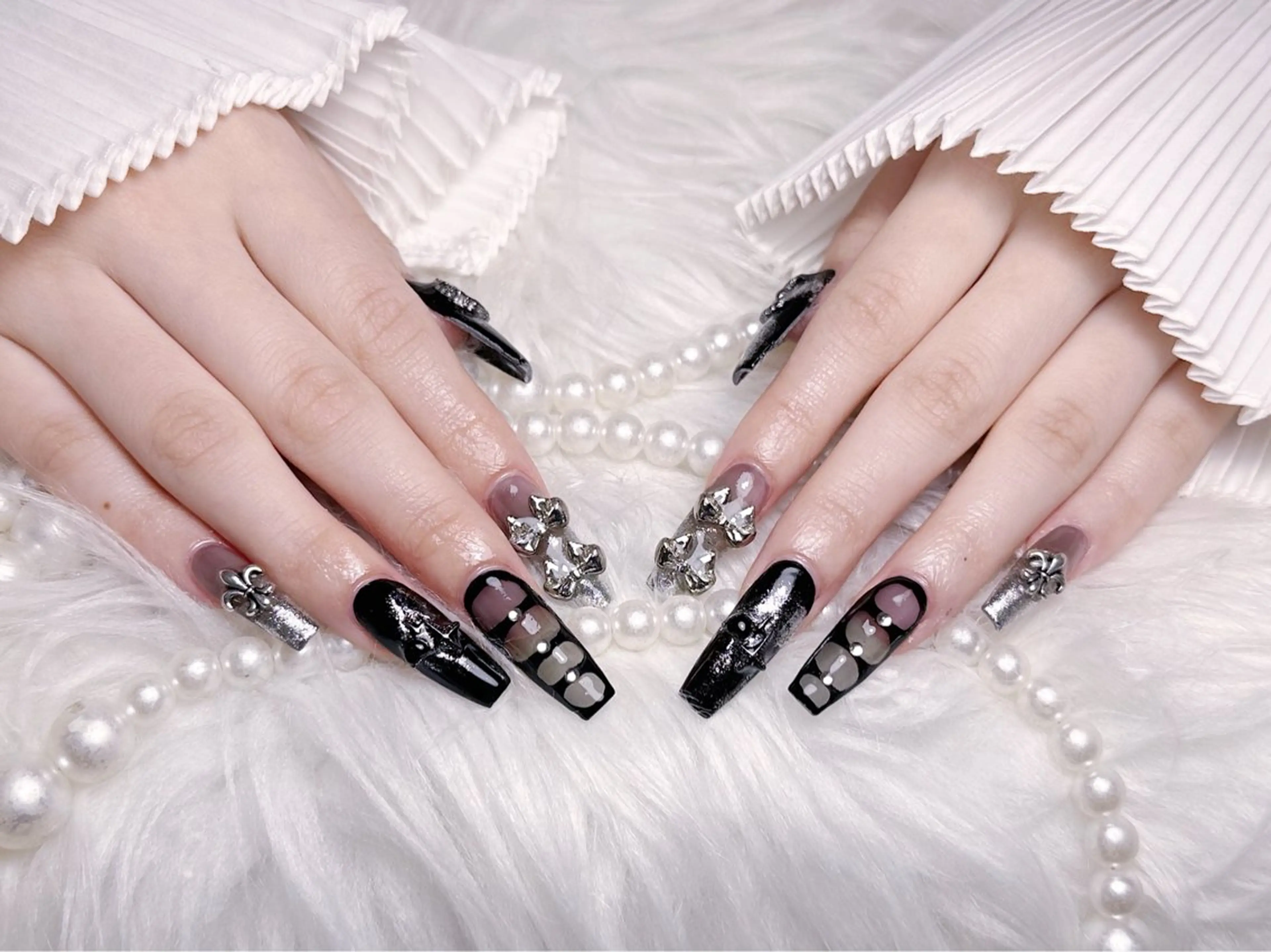 ネイル ☁️Minmin Tsuki💙🩵のネイルデザイン