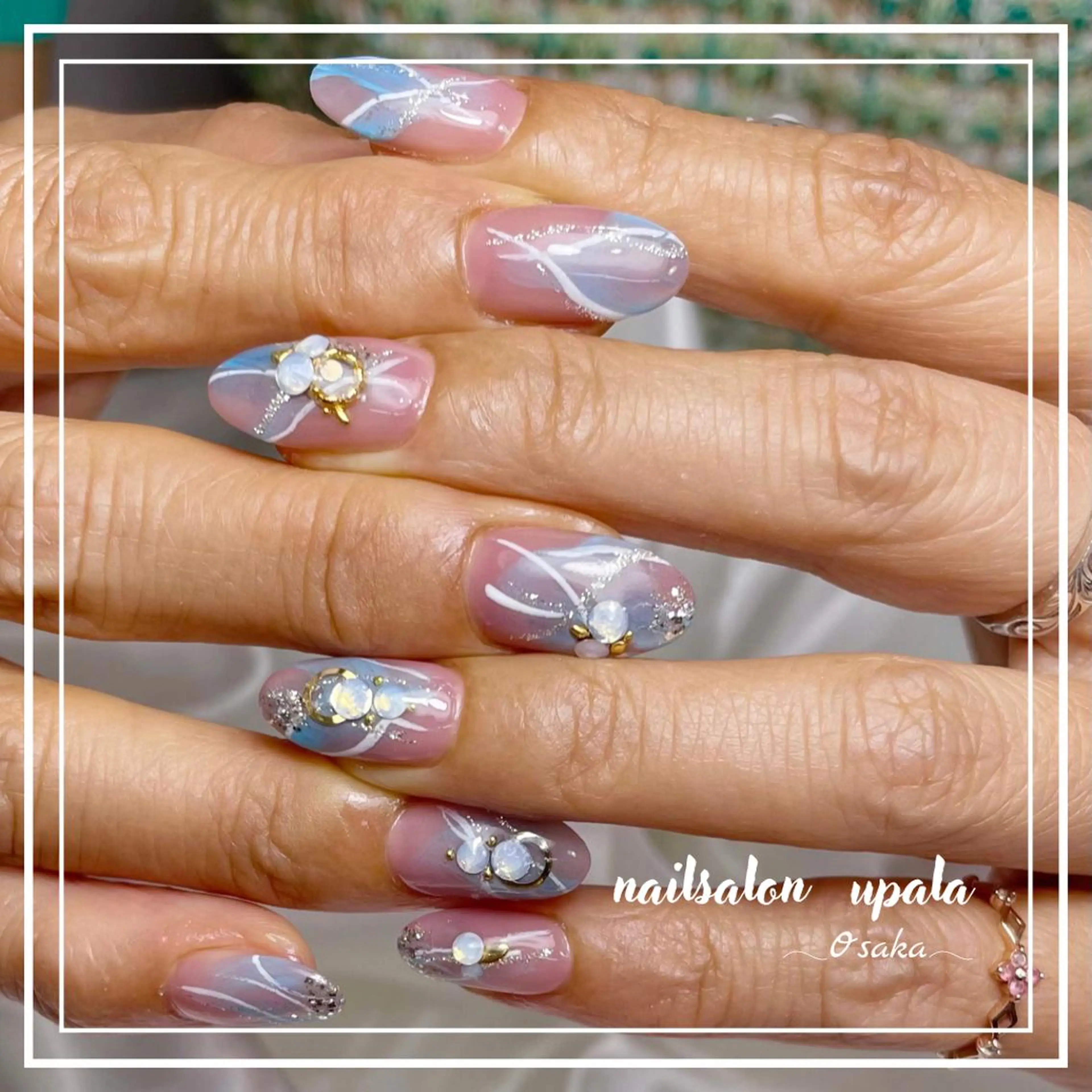 ネイル ニュアンスネイル ワンカラーネイル 夏ネイル ハンドネイル upala Mayukoのネイルデザイン