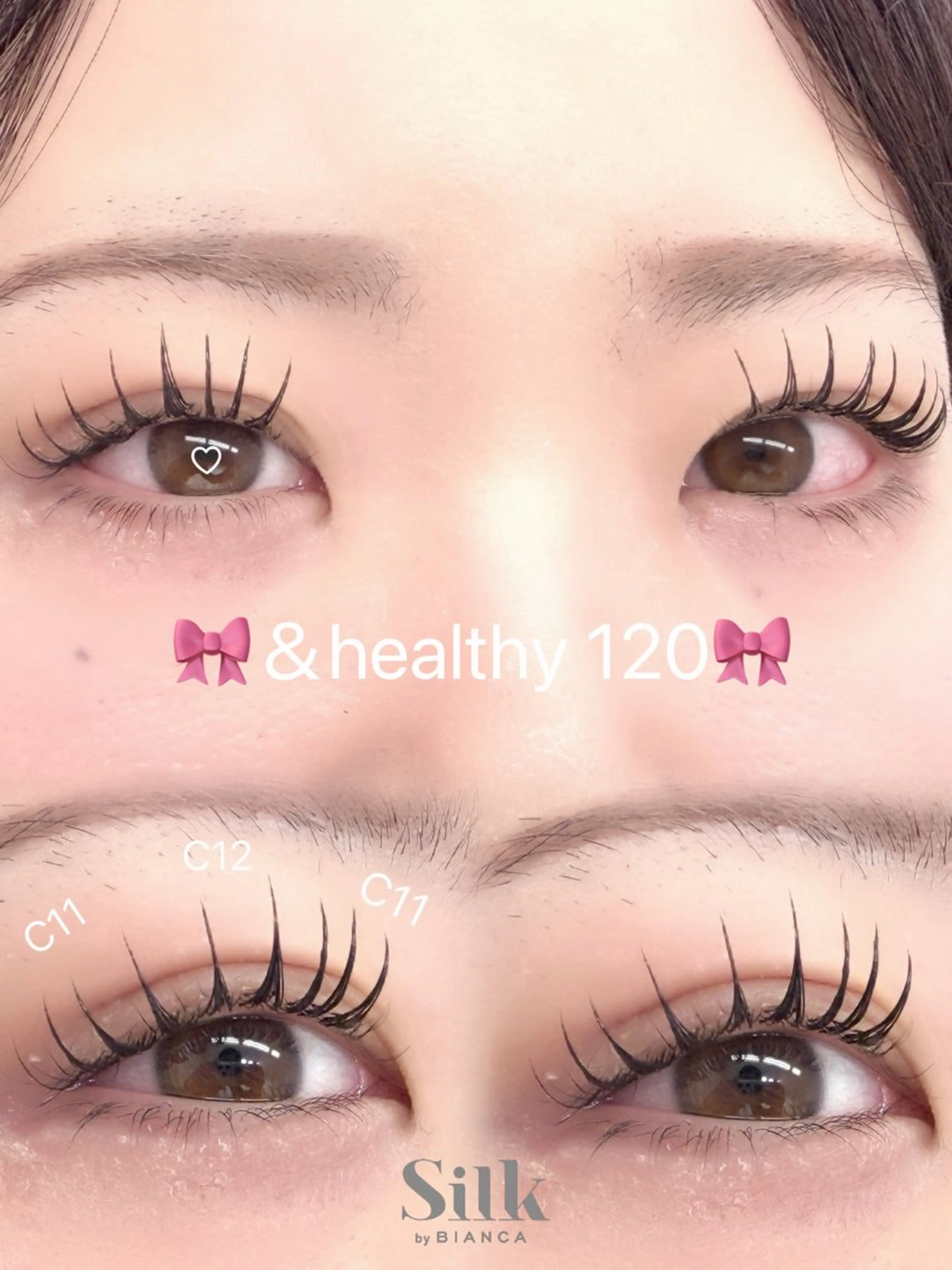 マツエク・マツパ 束感まつ毛 Silk by Bianca未奈🩶のマツエク・マツパデザイン