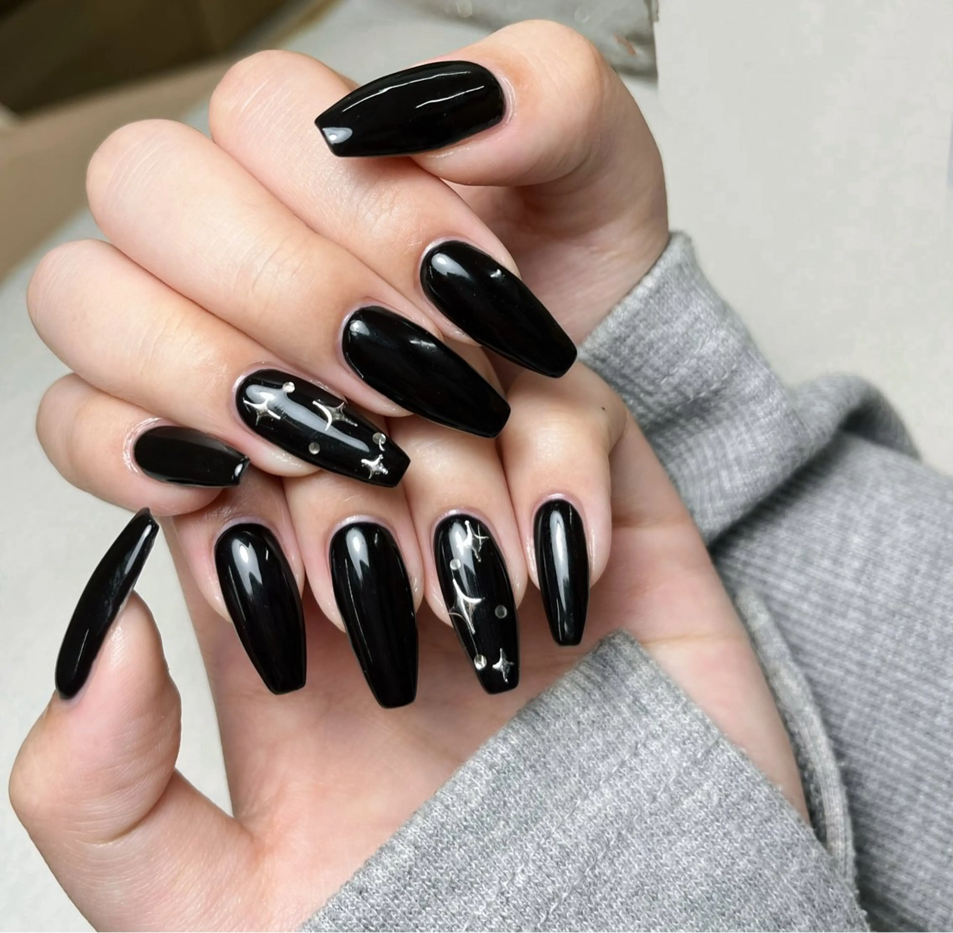 チップ長さだし10本 ワンカラー/マグネット/フラッシュ/ラメの写真