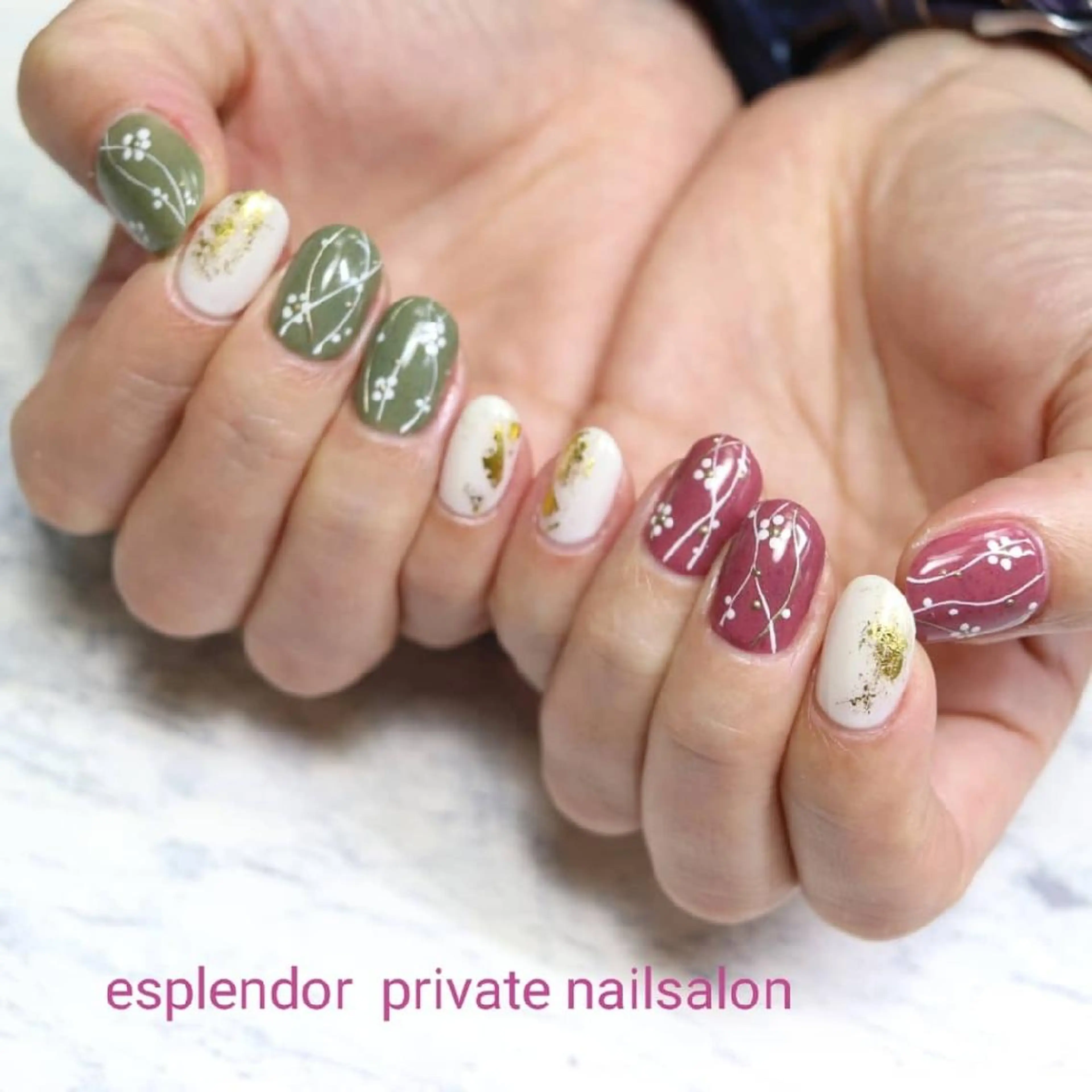 ネイル esplendor  小野寺のネイルデザイン