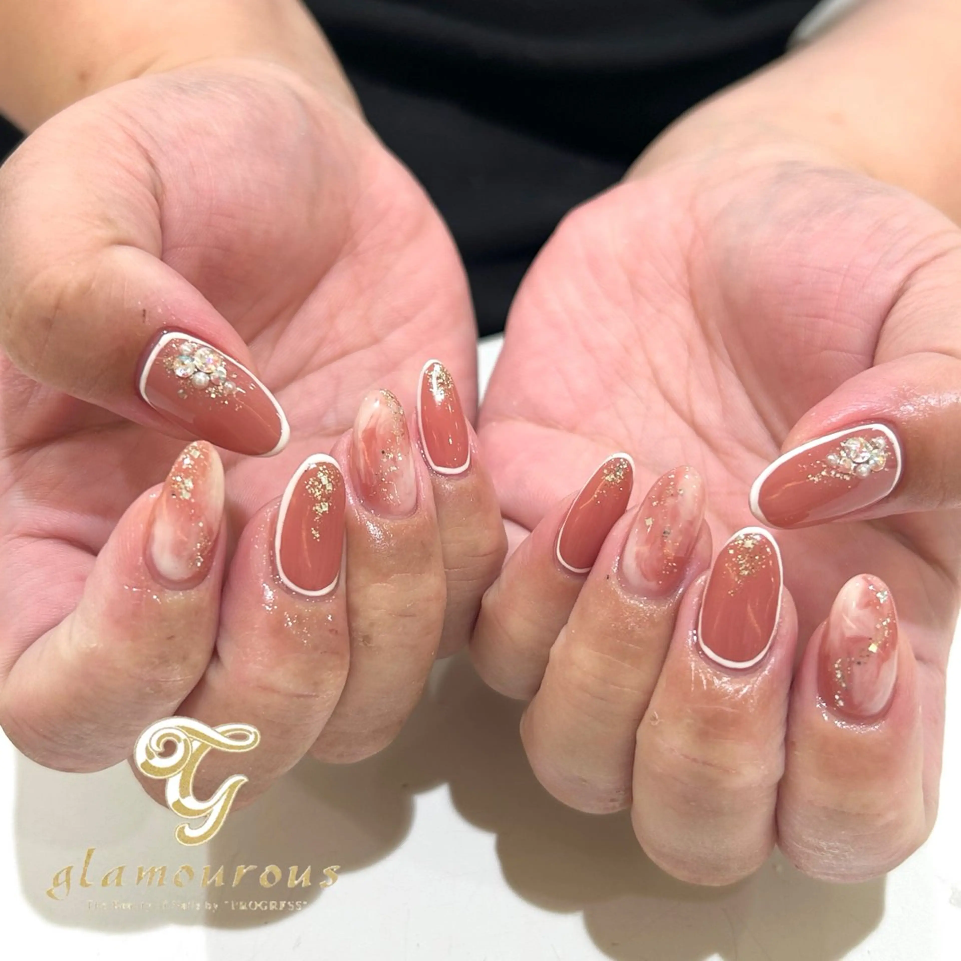 ネイル ハンドネイル 野島 千夏のネイルデザイン