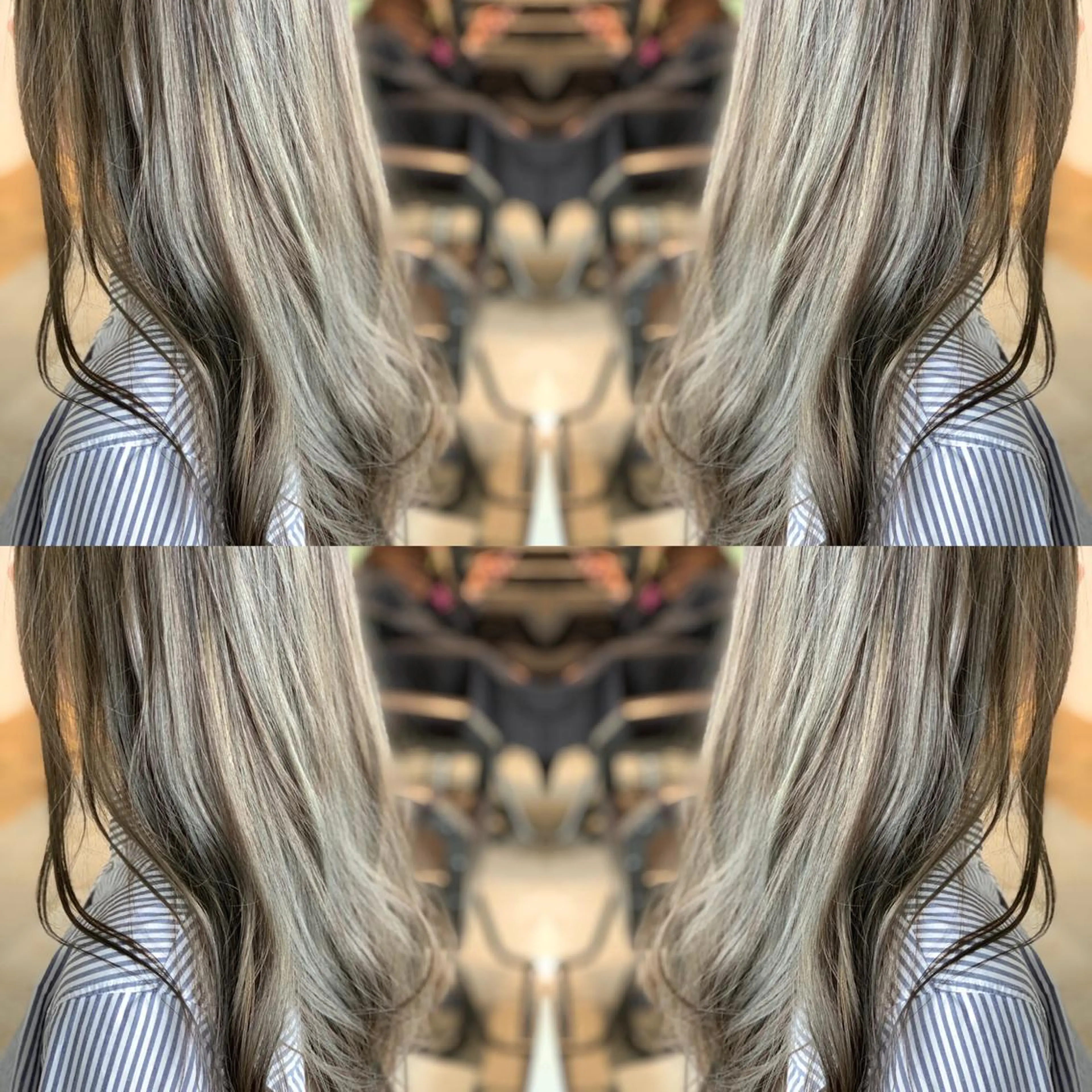 ロング カラー LUXBE LUCEのヘアスタイル