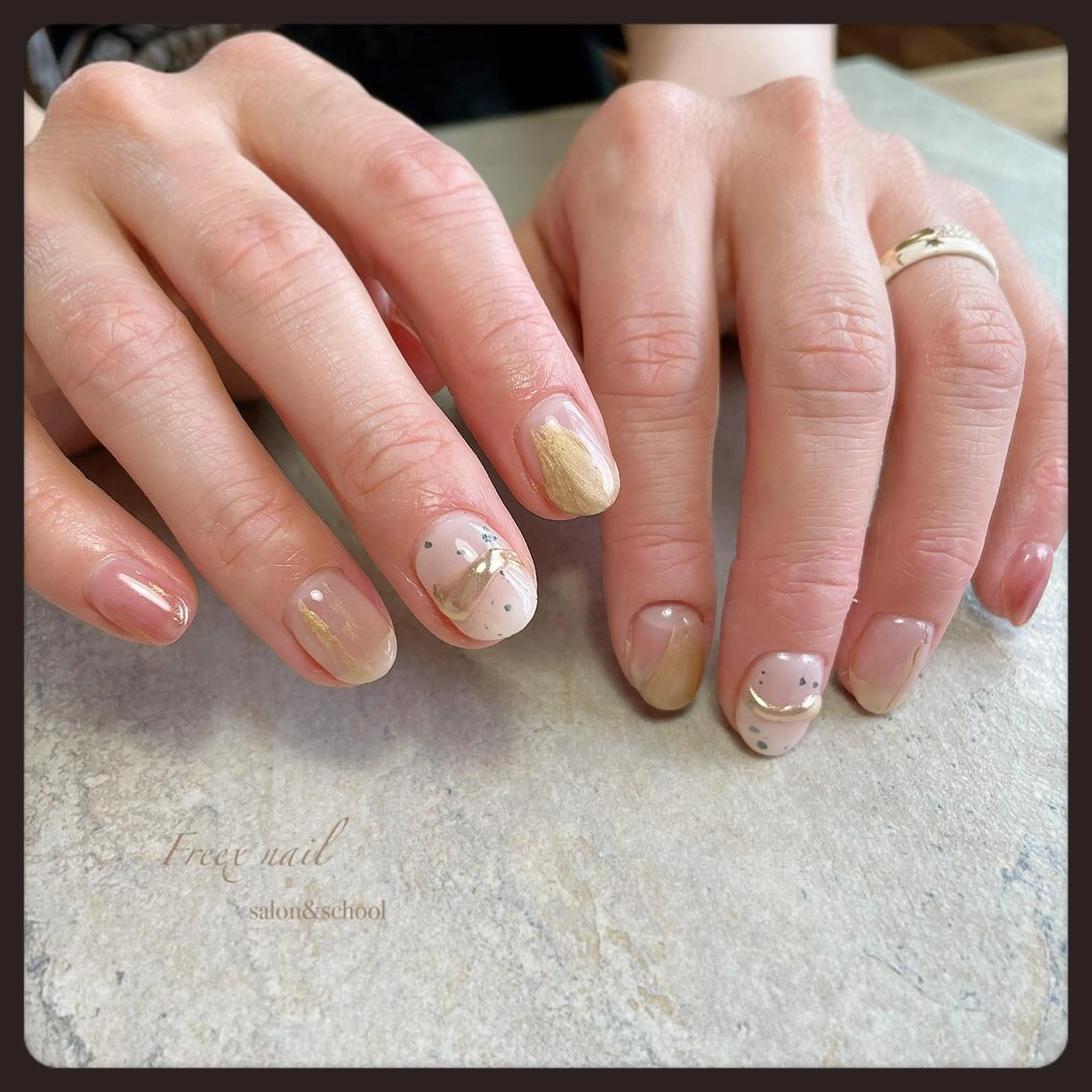 ネイル ニュアンスネイル ハンドネイル ハンドケア freex nail /ニュアンス/個性派のネイルデザイン