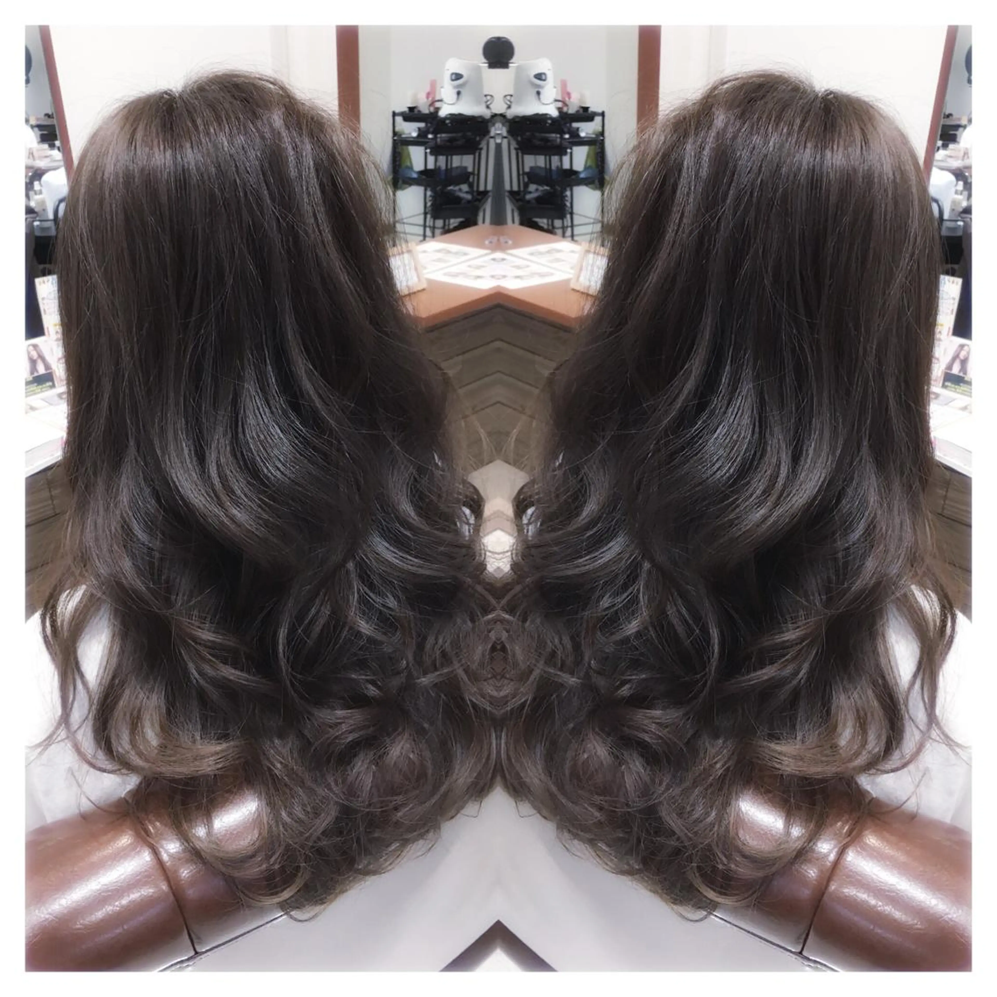 セミロング ロング カラー biscohair 髪にドラマを。のヘアスタイル