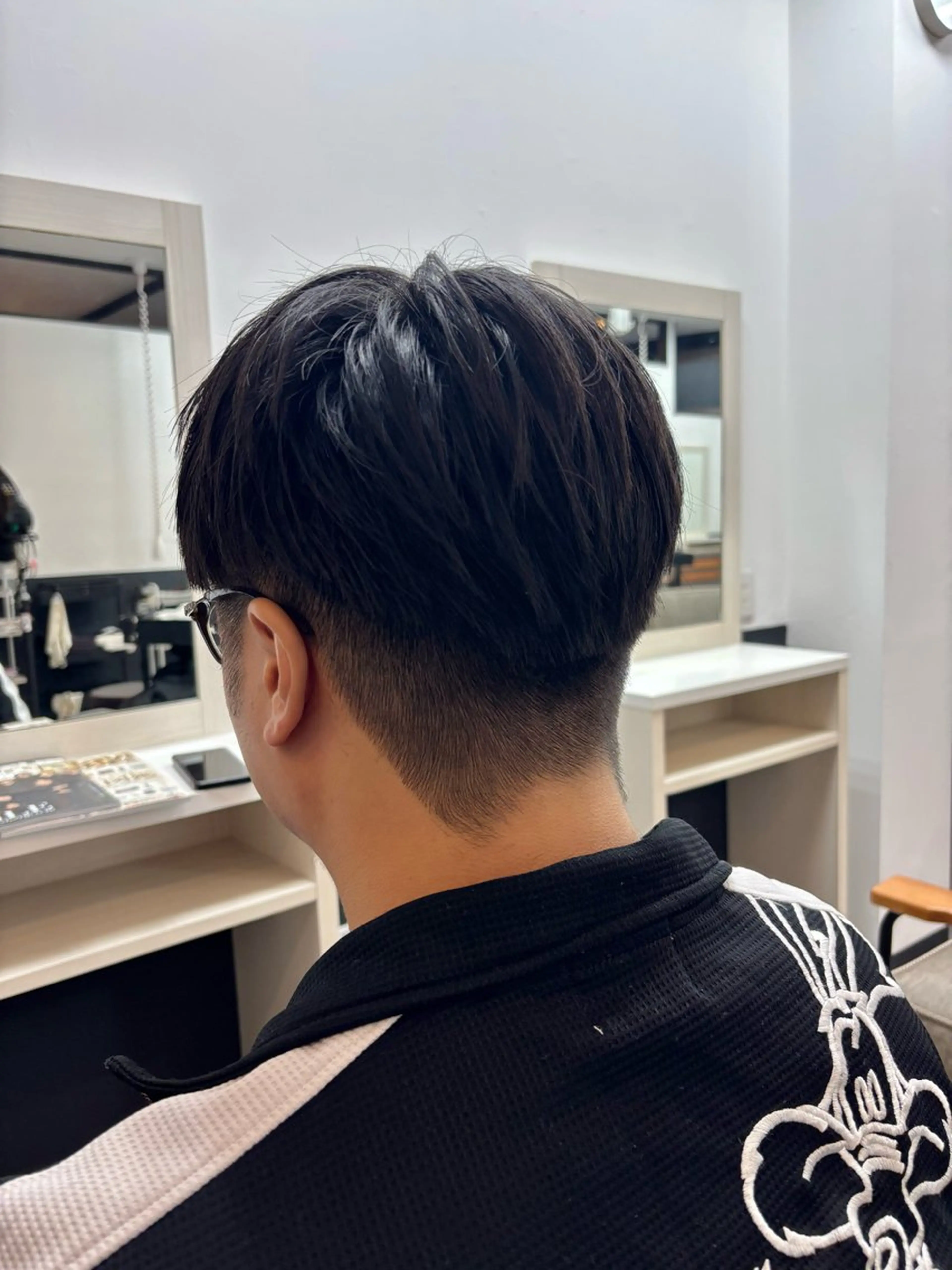 ショート メンズ カット ヘアカラー パつっとボブ 🌸みおのヘアスタイル