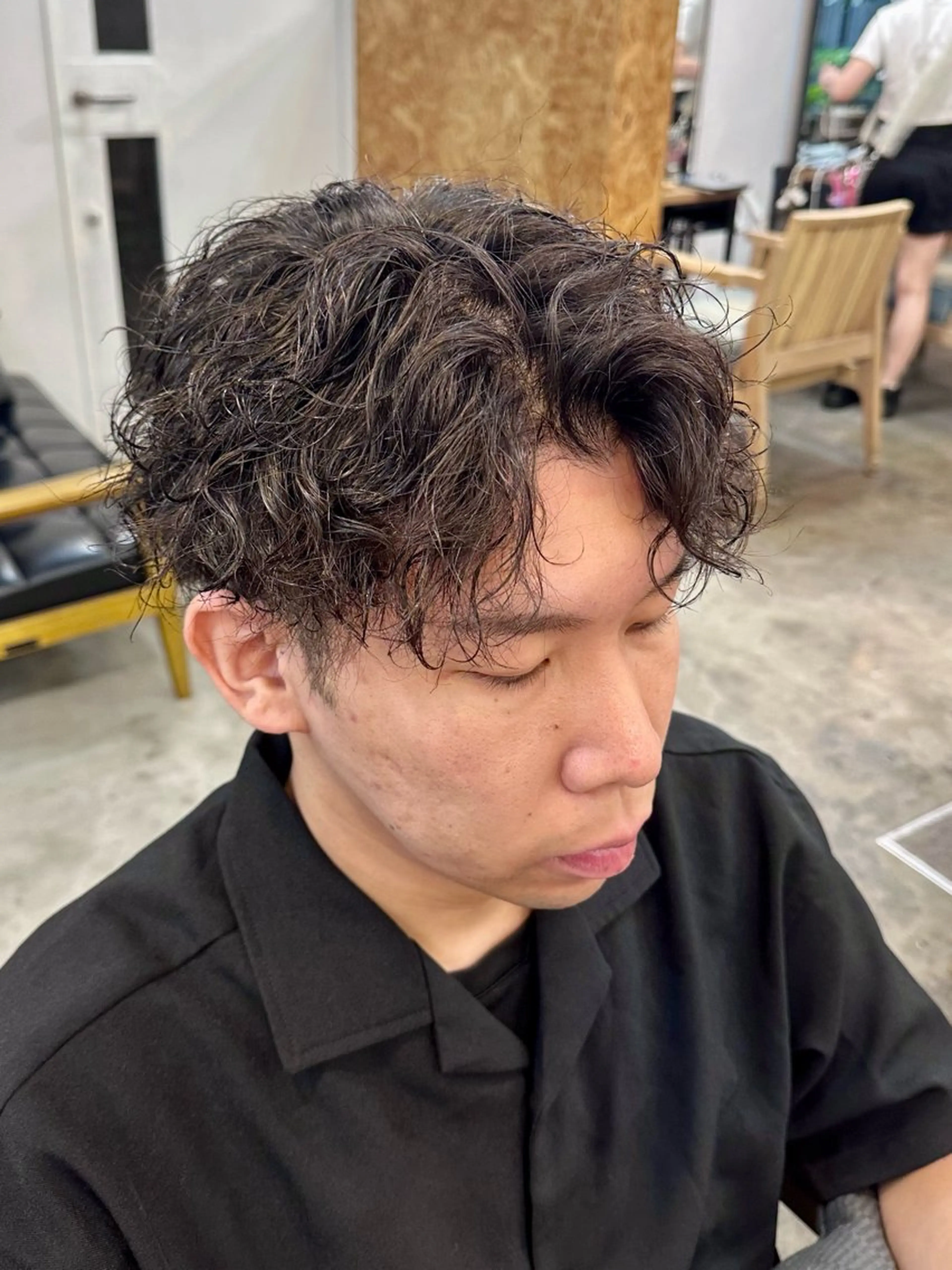 パーマ メンズ 横浜/メンズ特化/ Farbe/田中颯斗のヘアスタイル