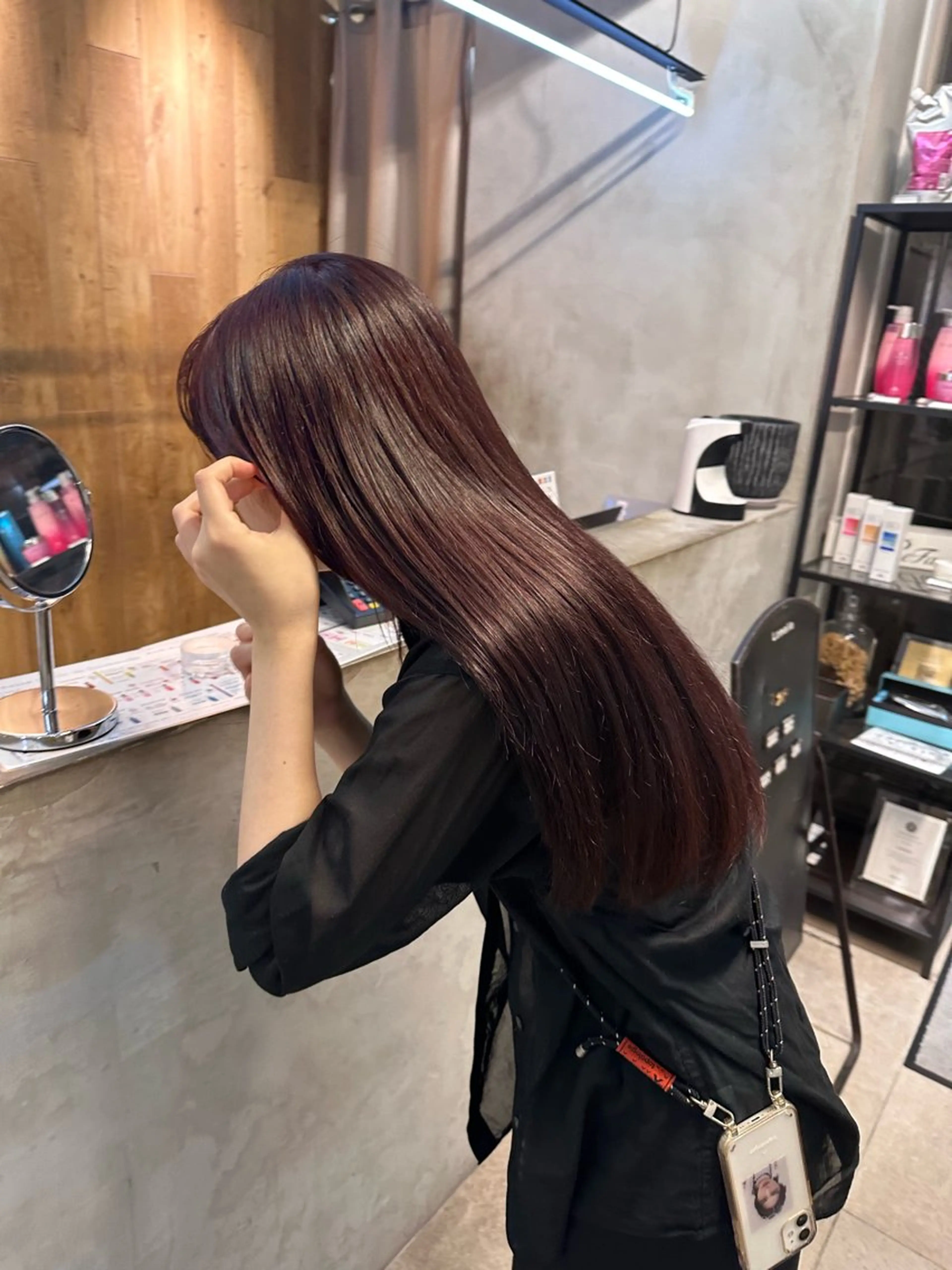 ロング カラー REINA☁️透明感 カラー/ぷつっと♡のヘアスタイル