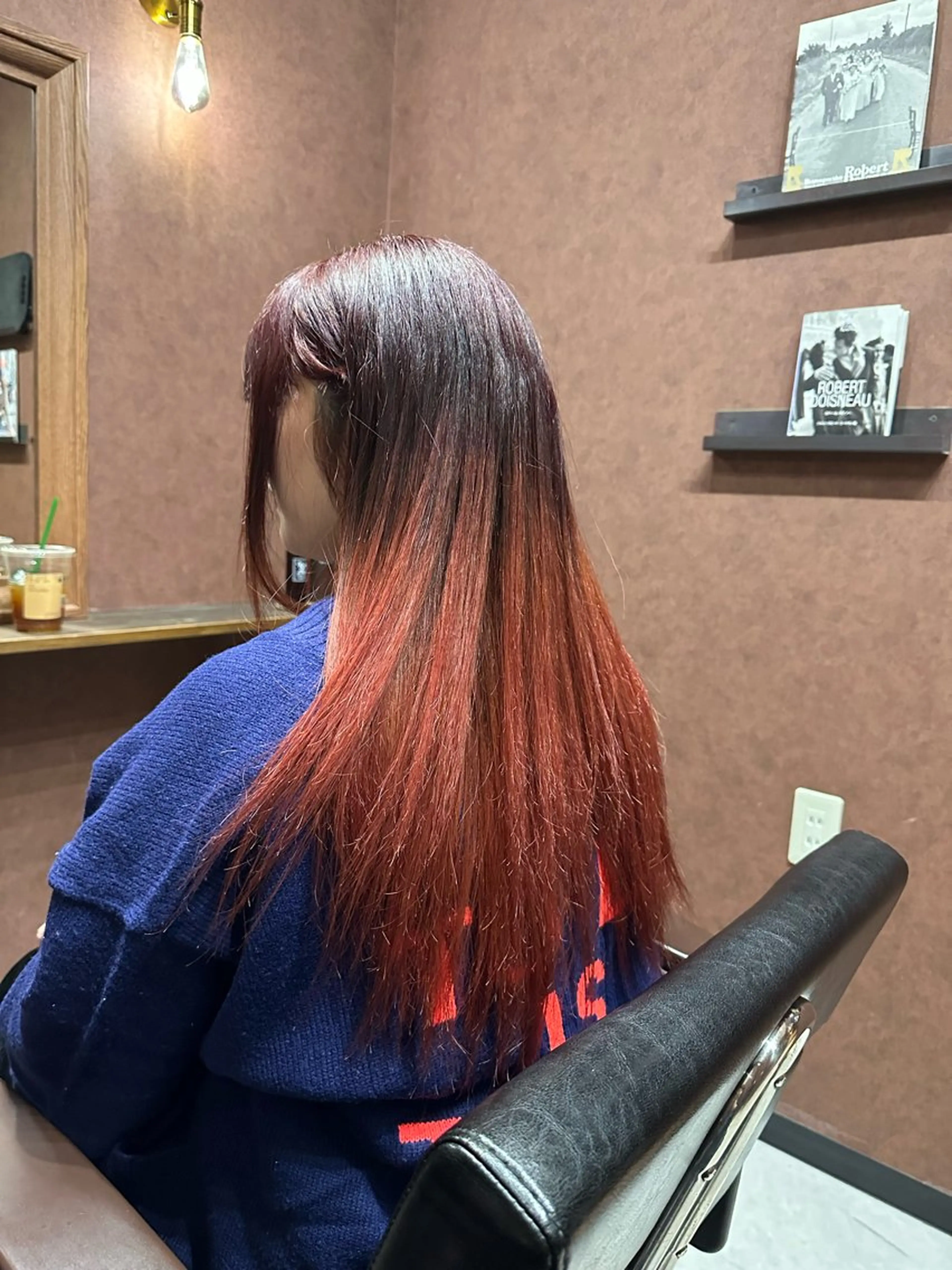 セミロング E  難波OCAT店所属・岩崎流成 スタイリストのヘアスタイル