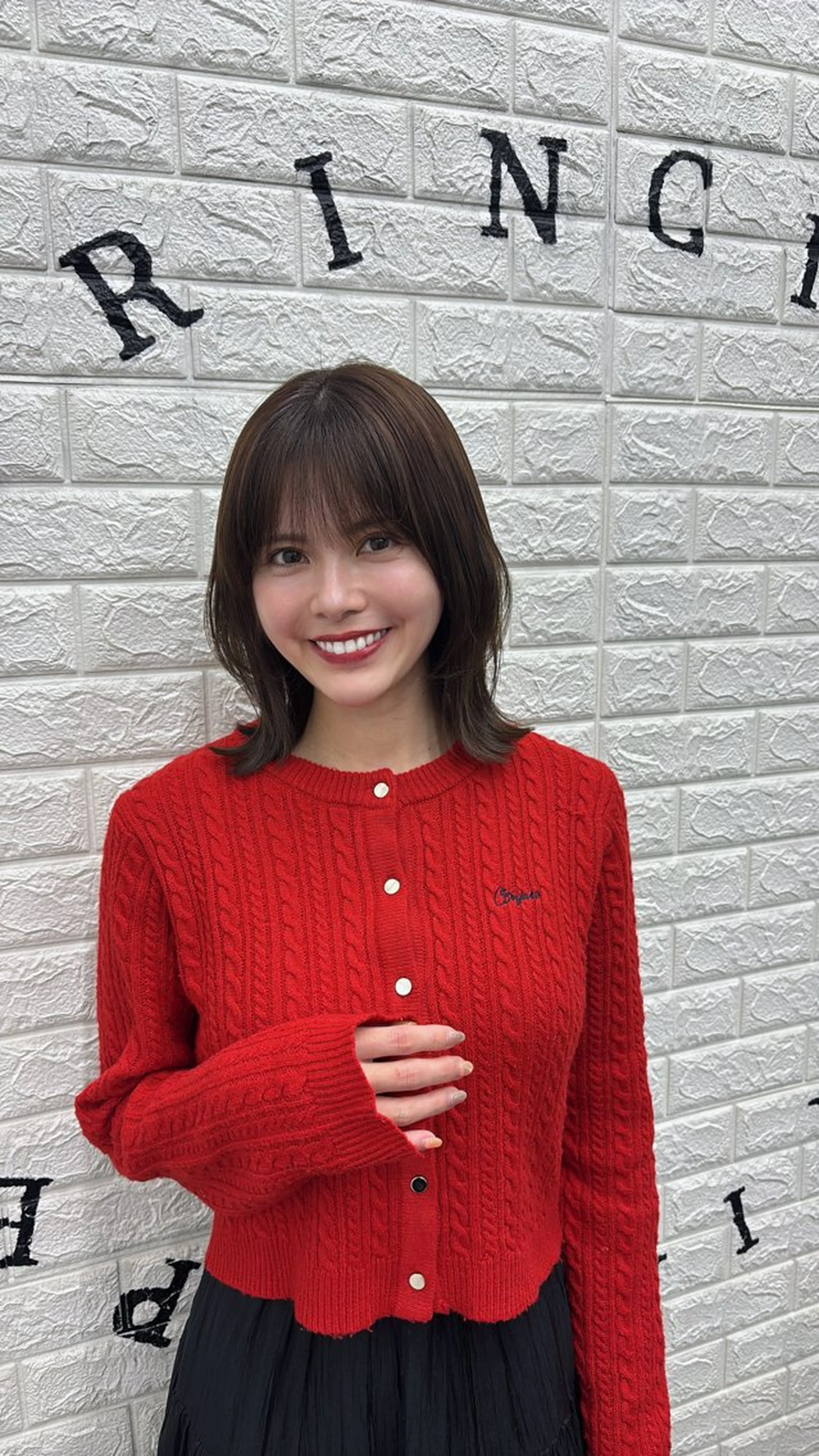 ミディアム カラー 髪質改善 縮毛矯正 トリートメント すぐ巻ける縮毛矯正 🍀勝倉　麗のヘアスタイル